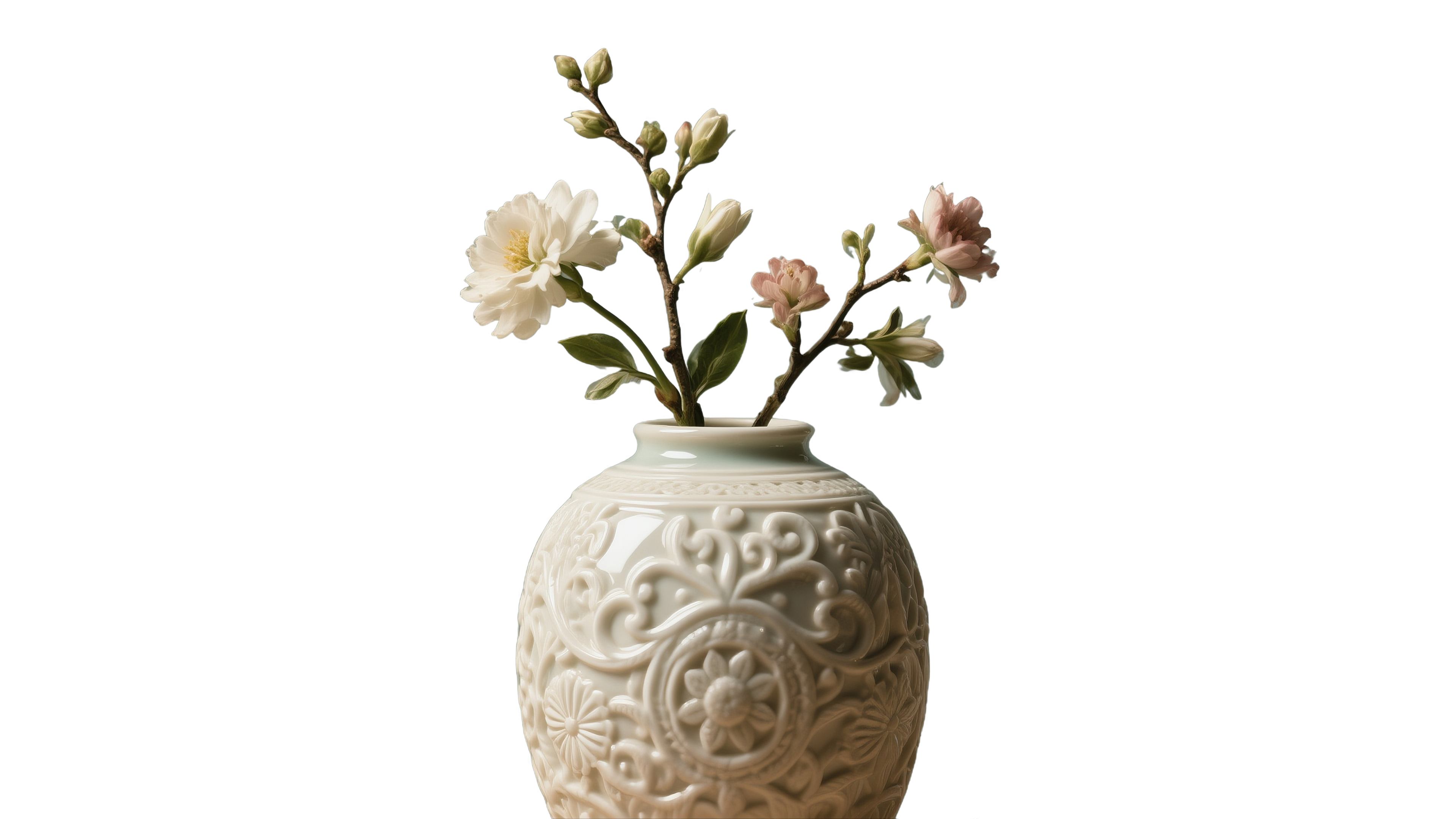 花瓶插花元素