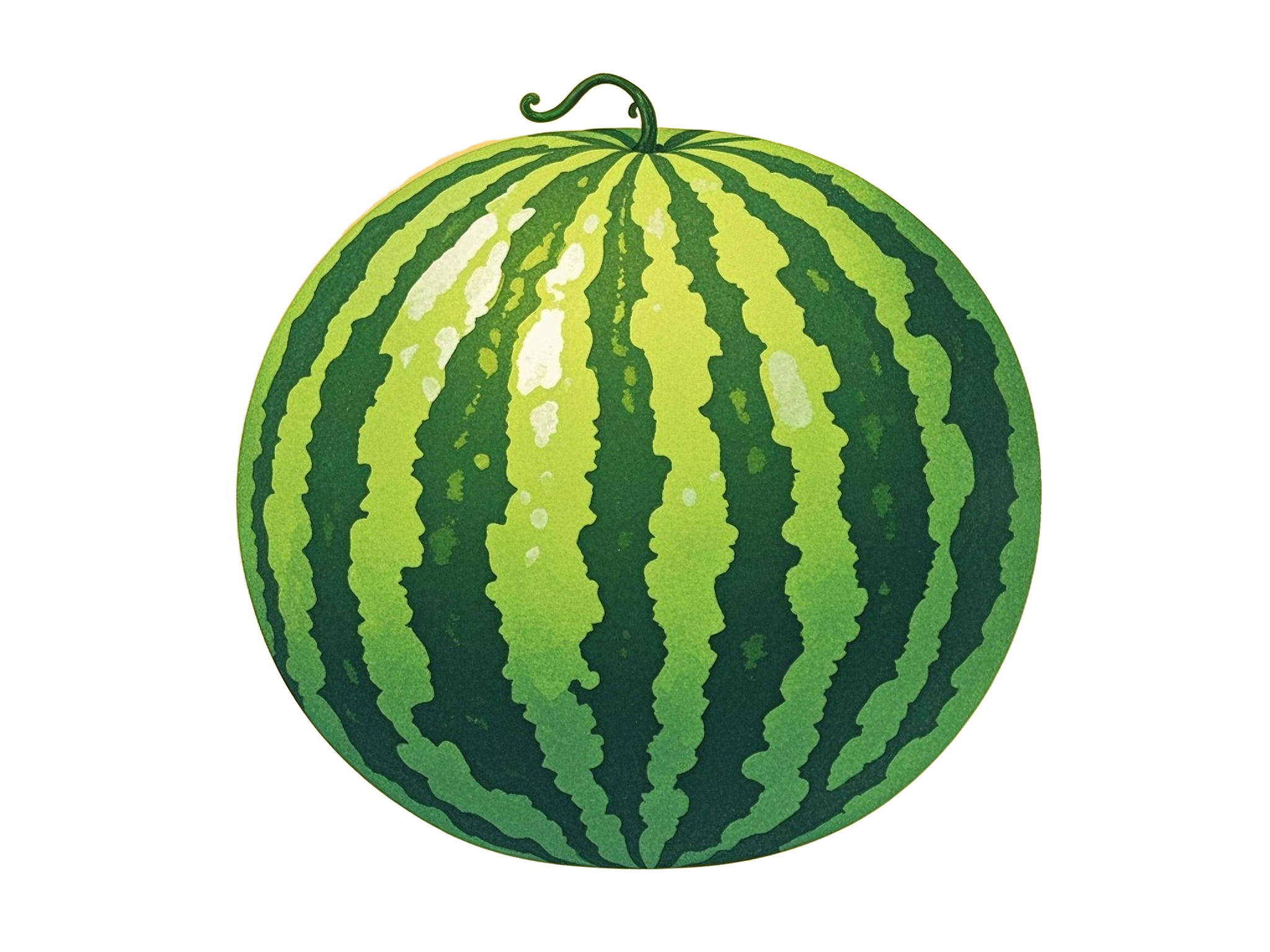 果蔬系列插画风西瓜元素