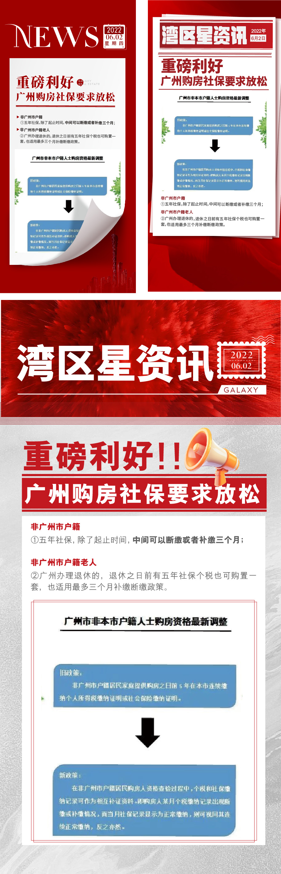 利好报纸形式海报