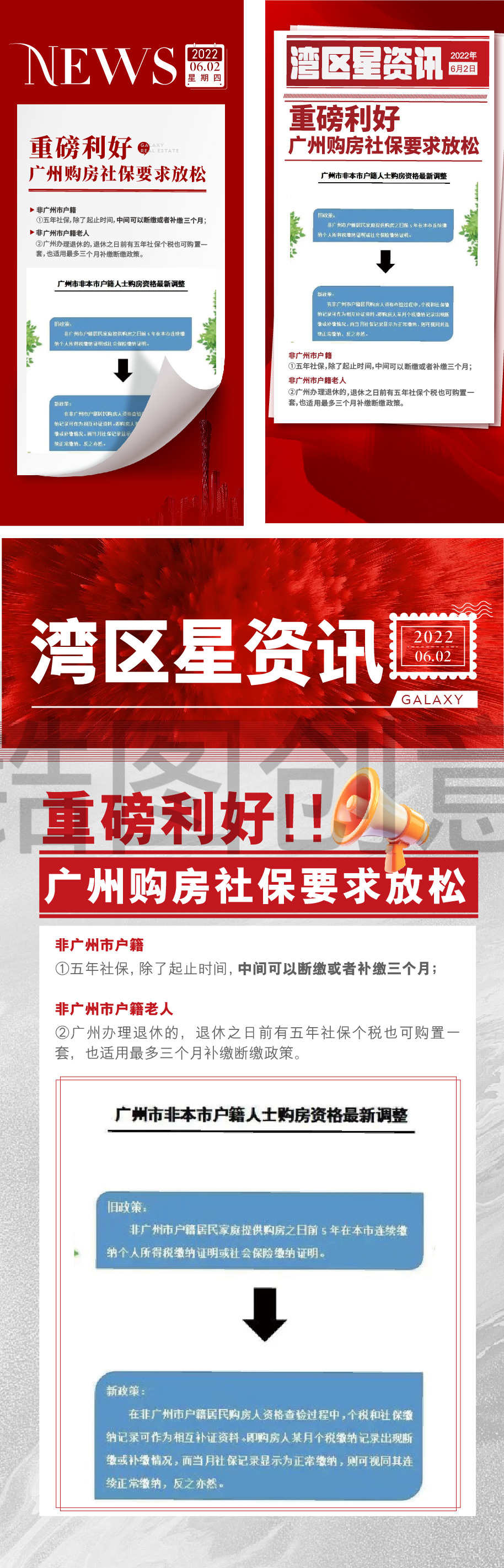利好报纸形式海报