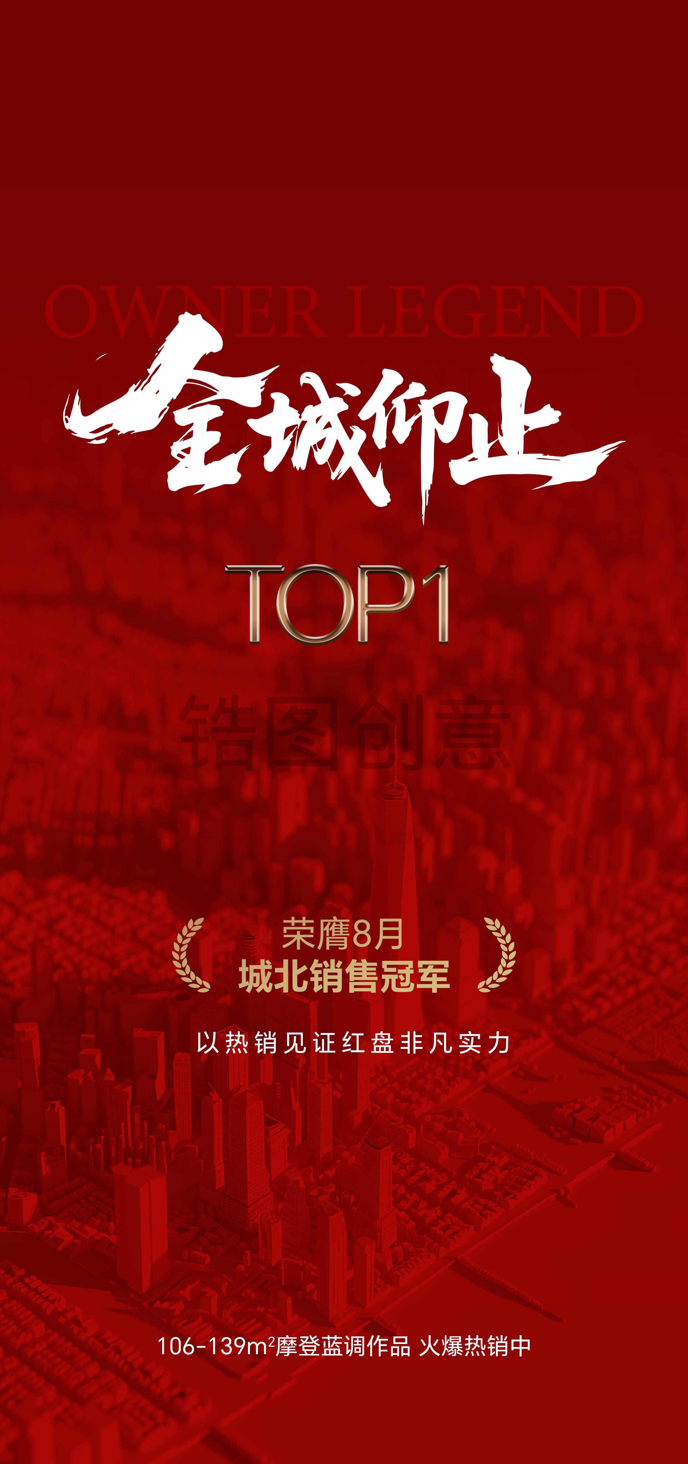 地产红稿热销TOP海报