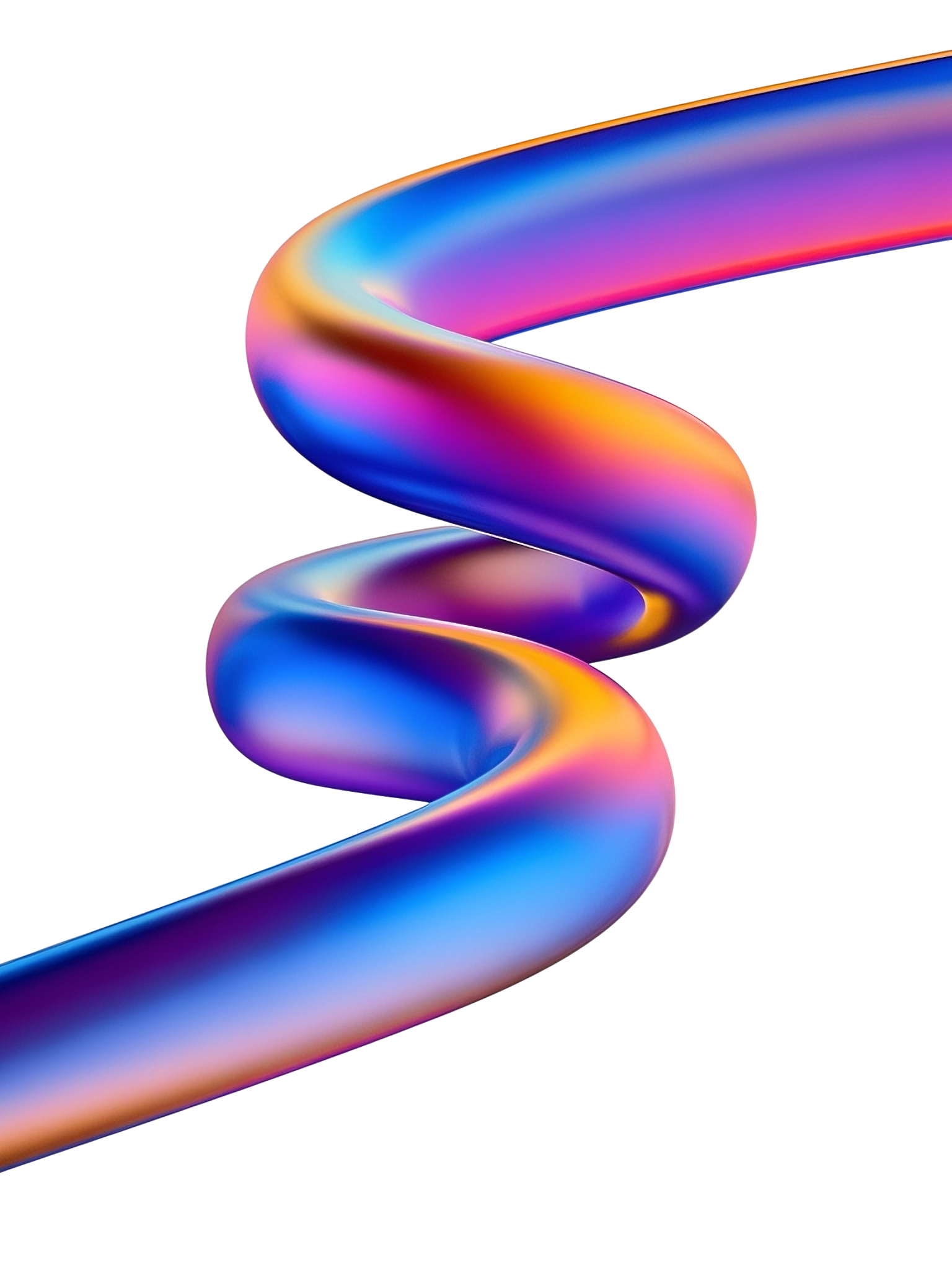 3d渐变曲线背景元素