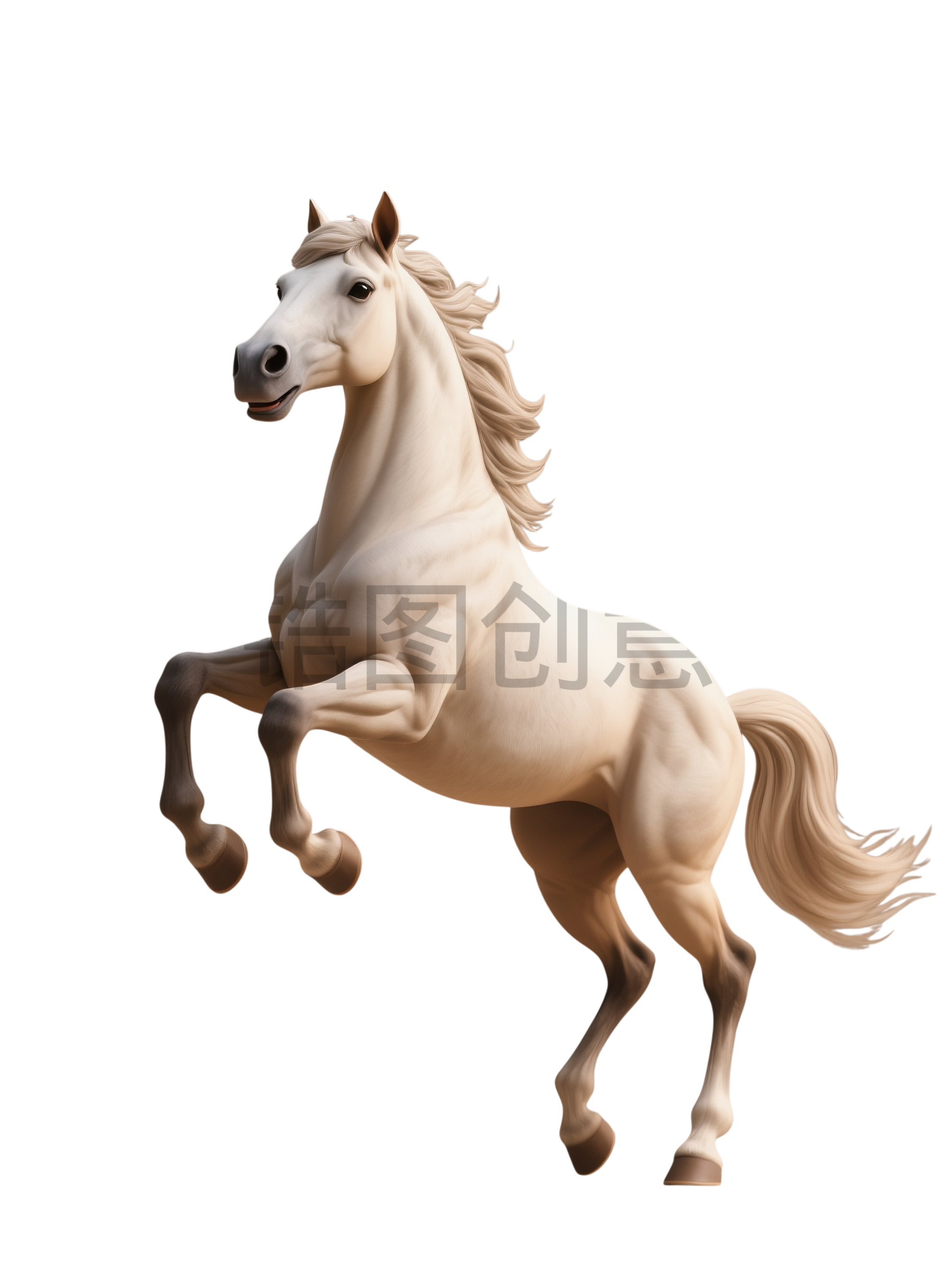 3d立体马骏马元素
