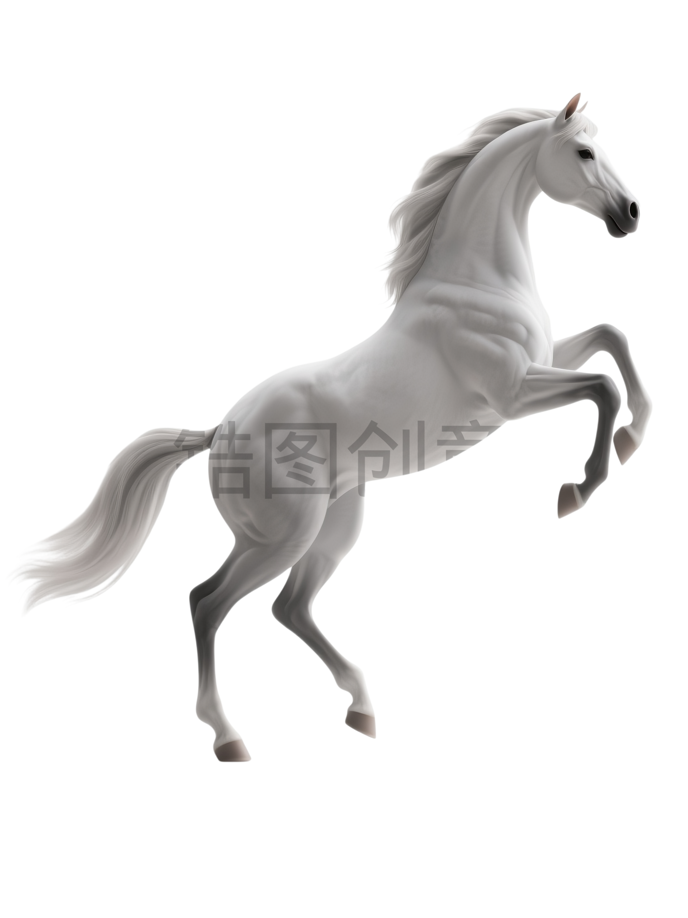 3d立体马骏马元素