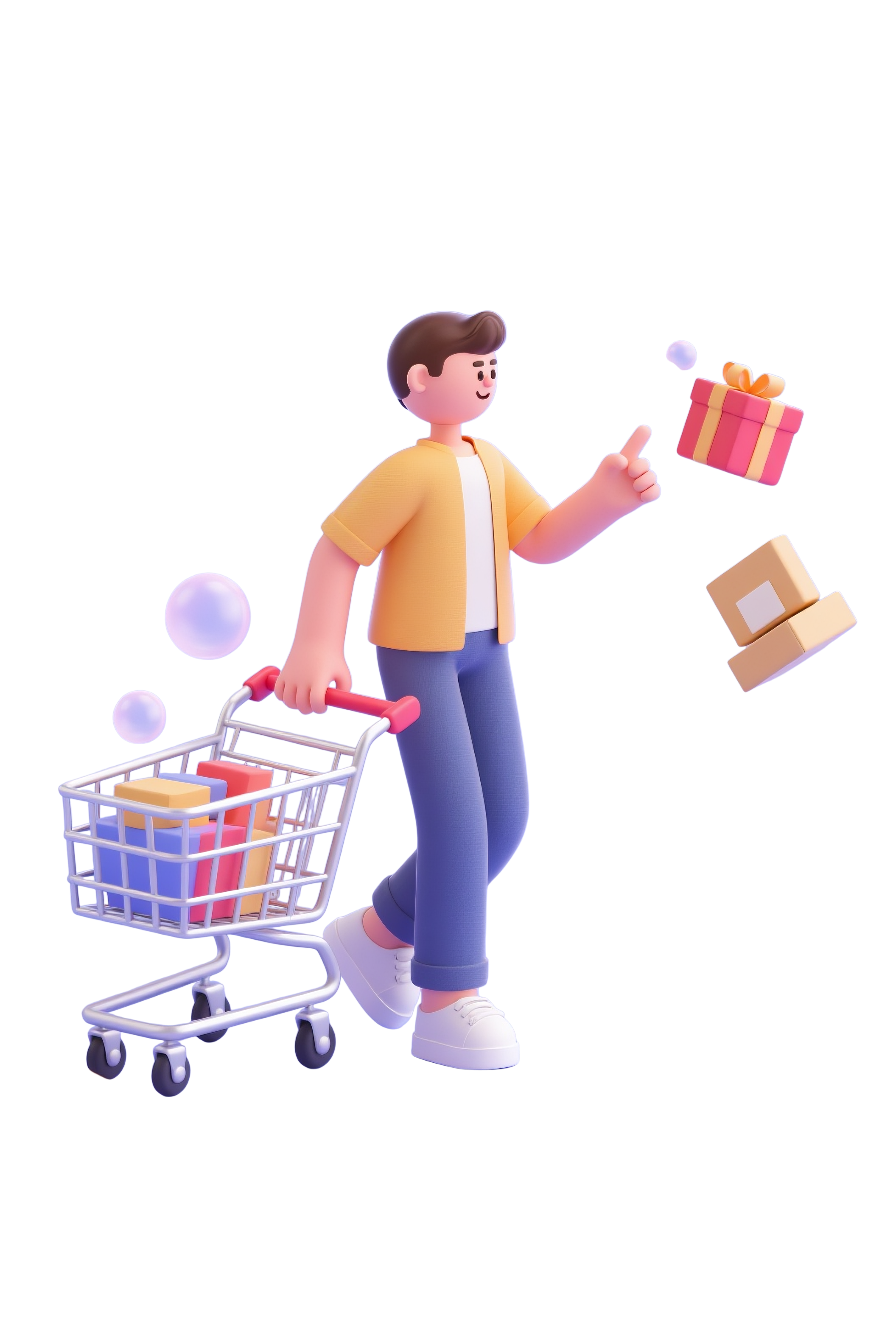 3d电商促销风人物素材