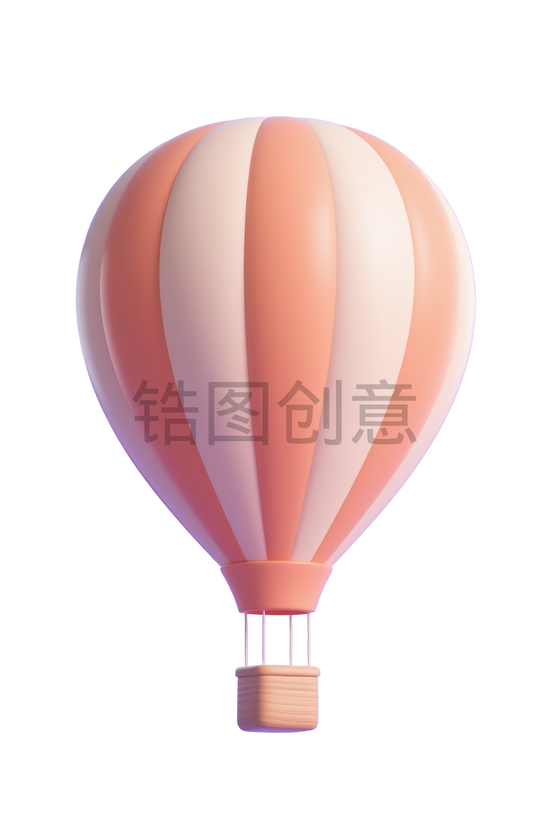 促销热气球元素