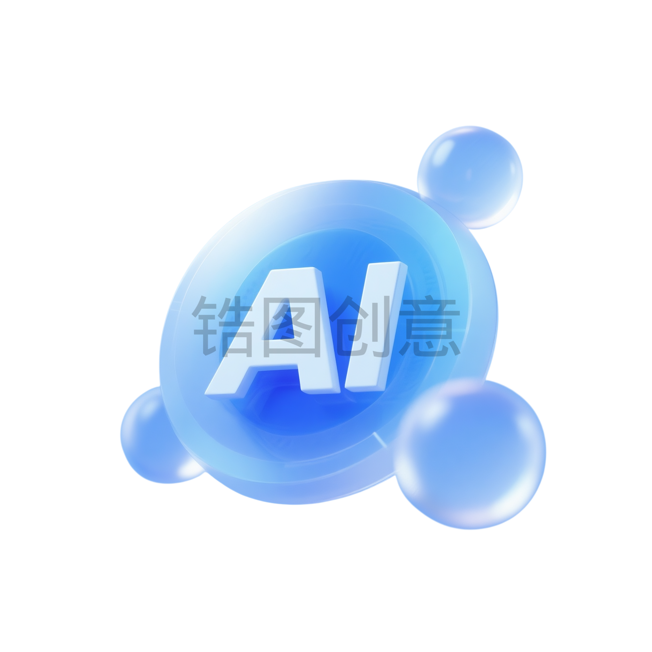 数字信息可视化AI具有3D立体元素