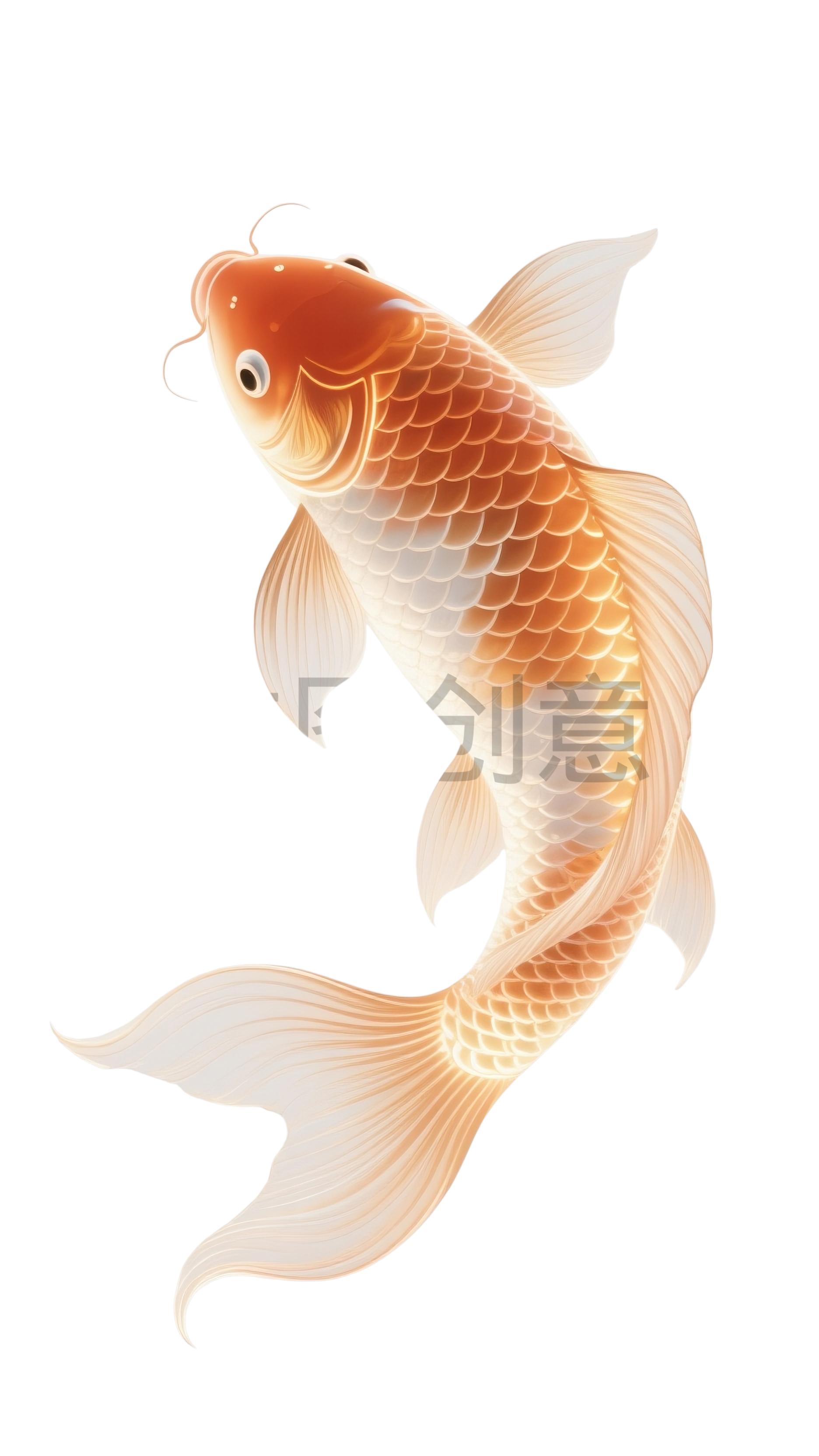 动物系列鲤鱼元素