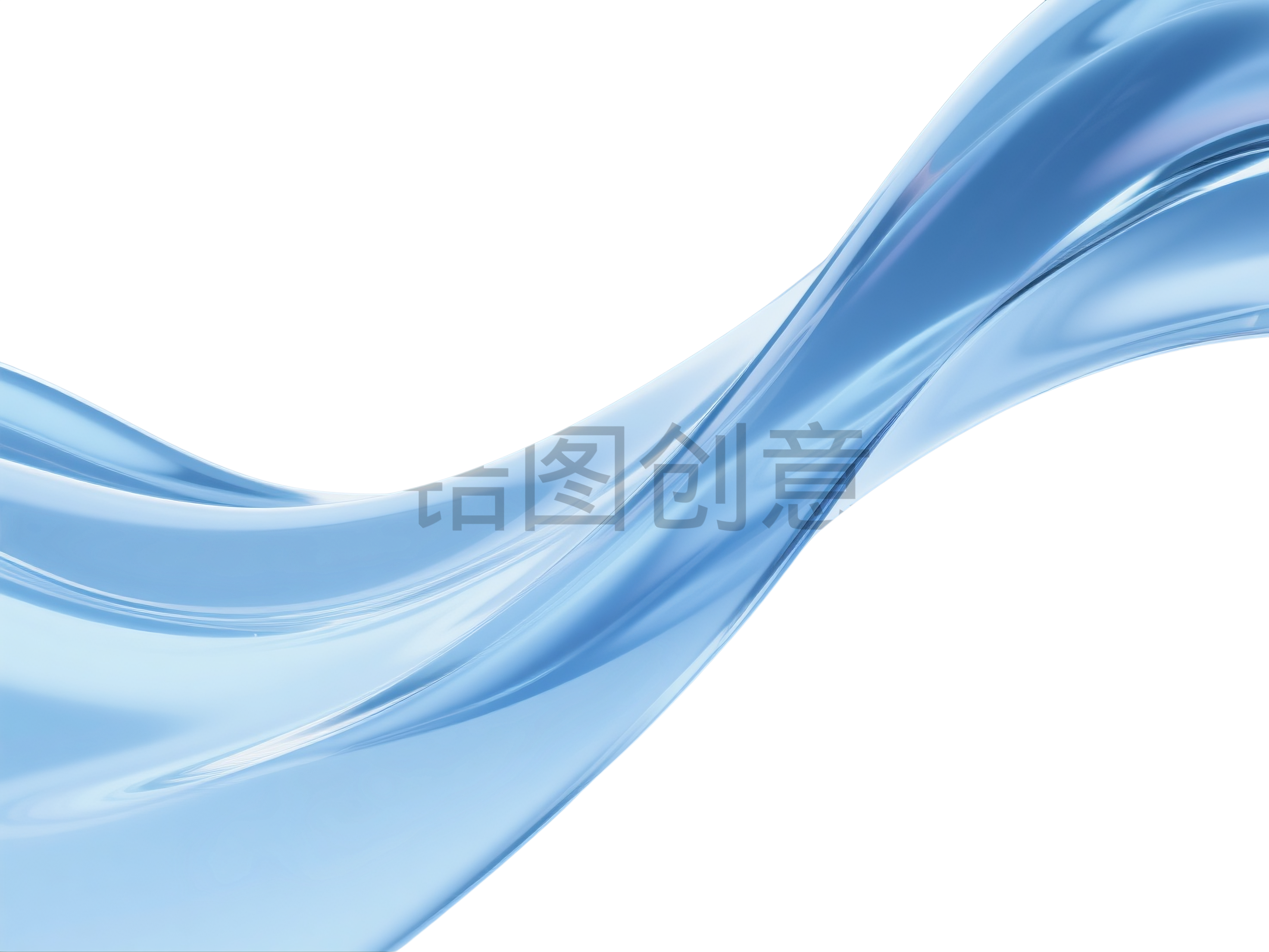 丝绸飘动的液态玻璃效果流动渐变线条背景