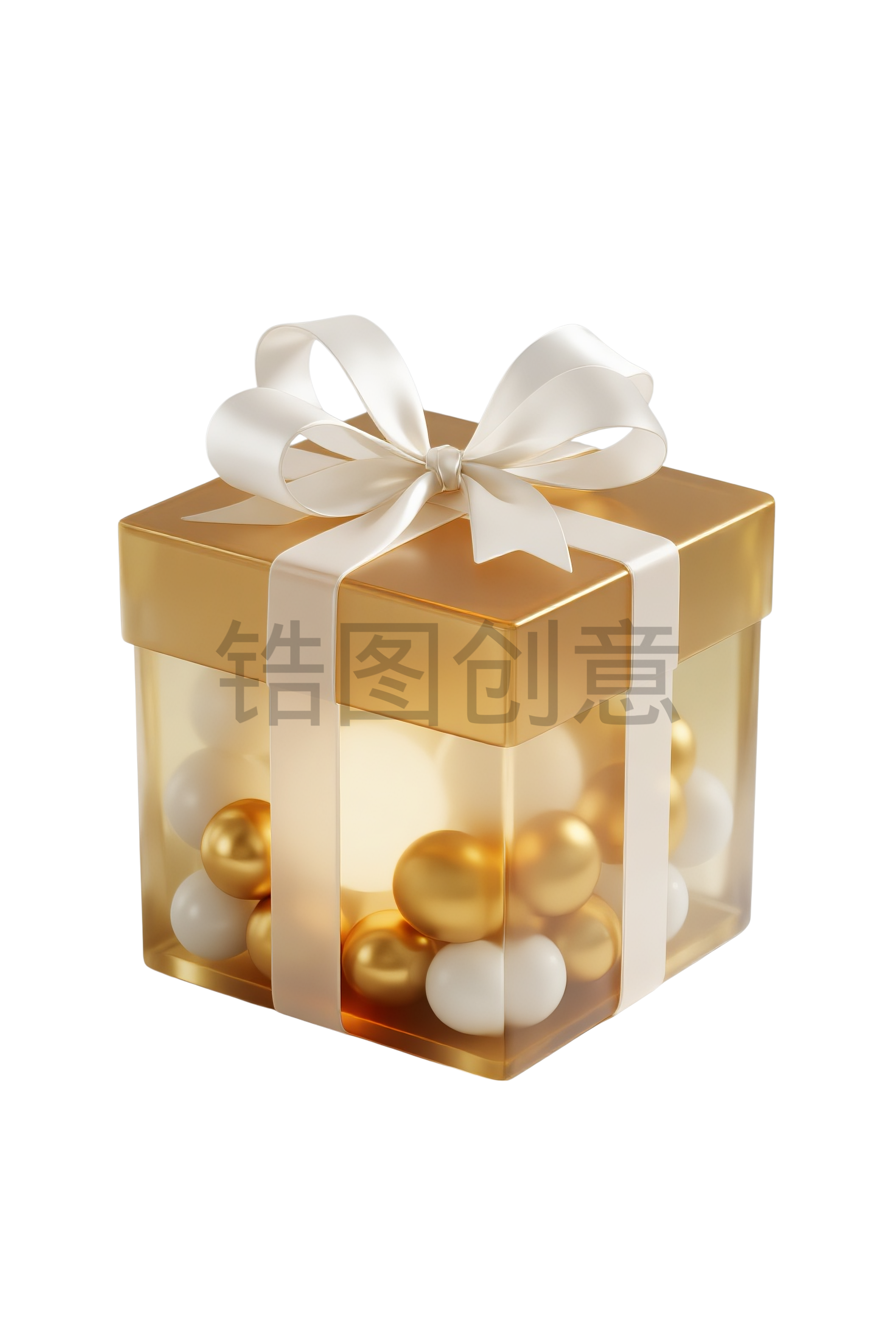 金色礼盒礼品元素