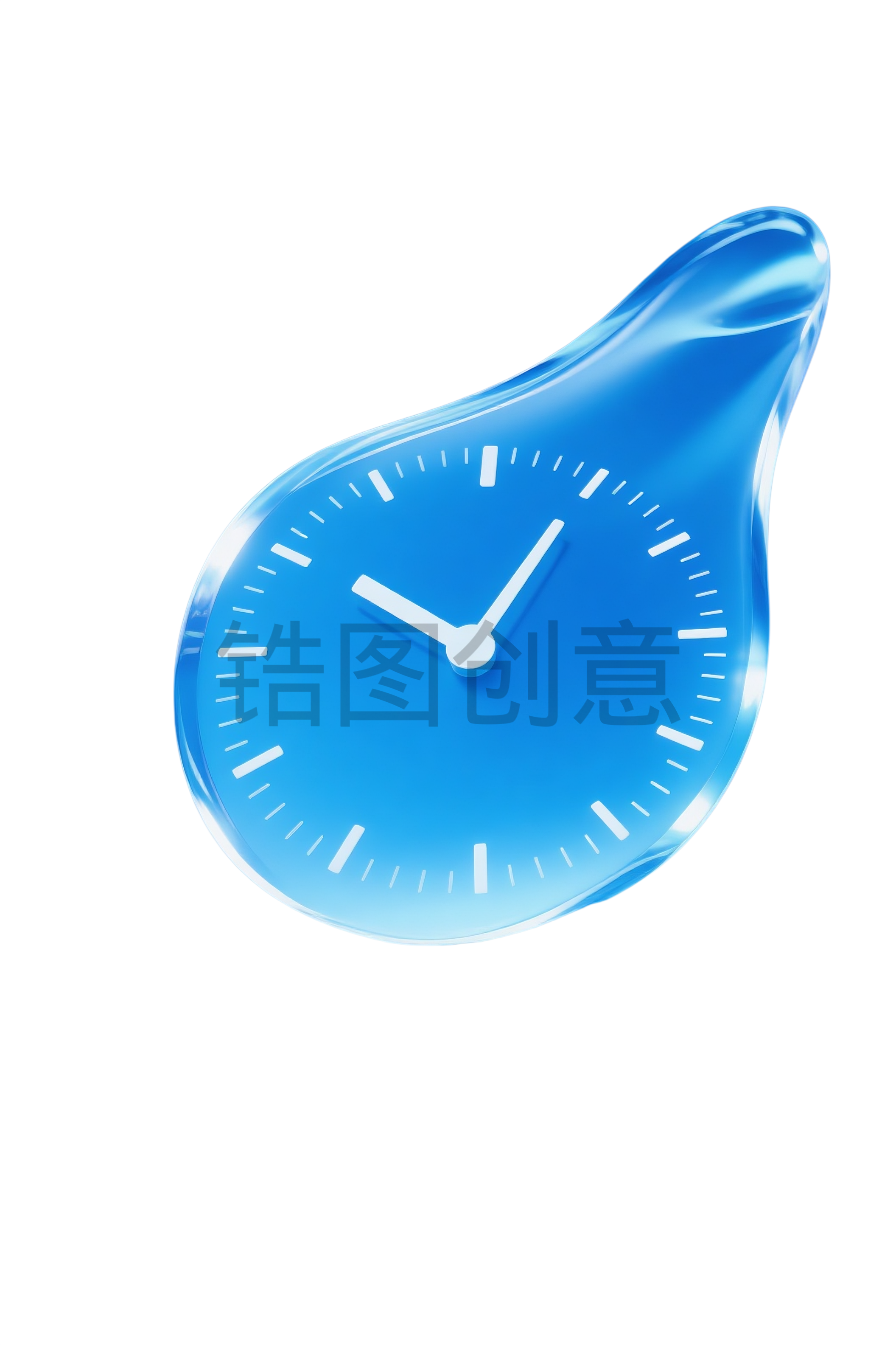 液态钟表时间元素