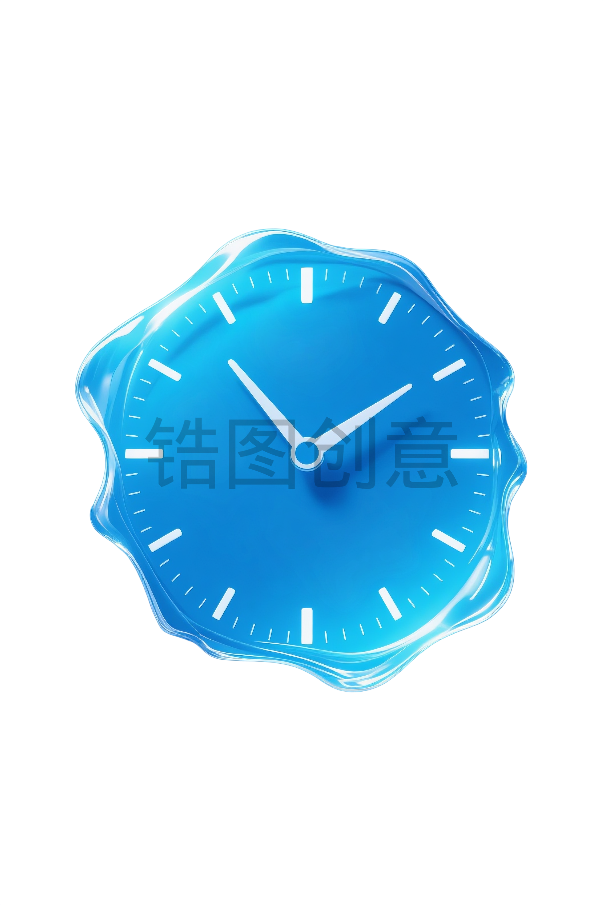 液态钟表时间元素