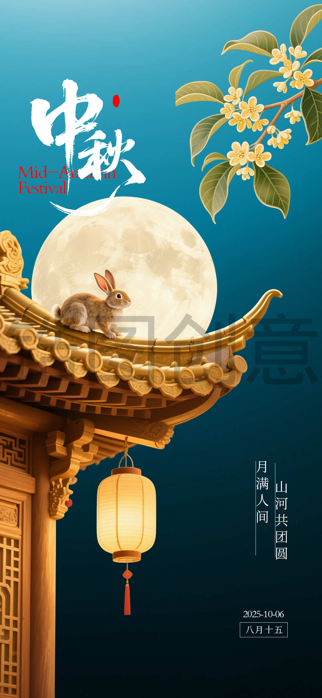 中秋节节日海报