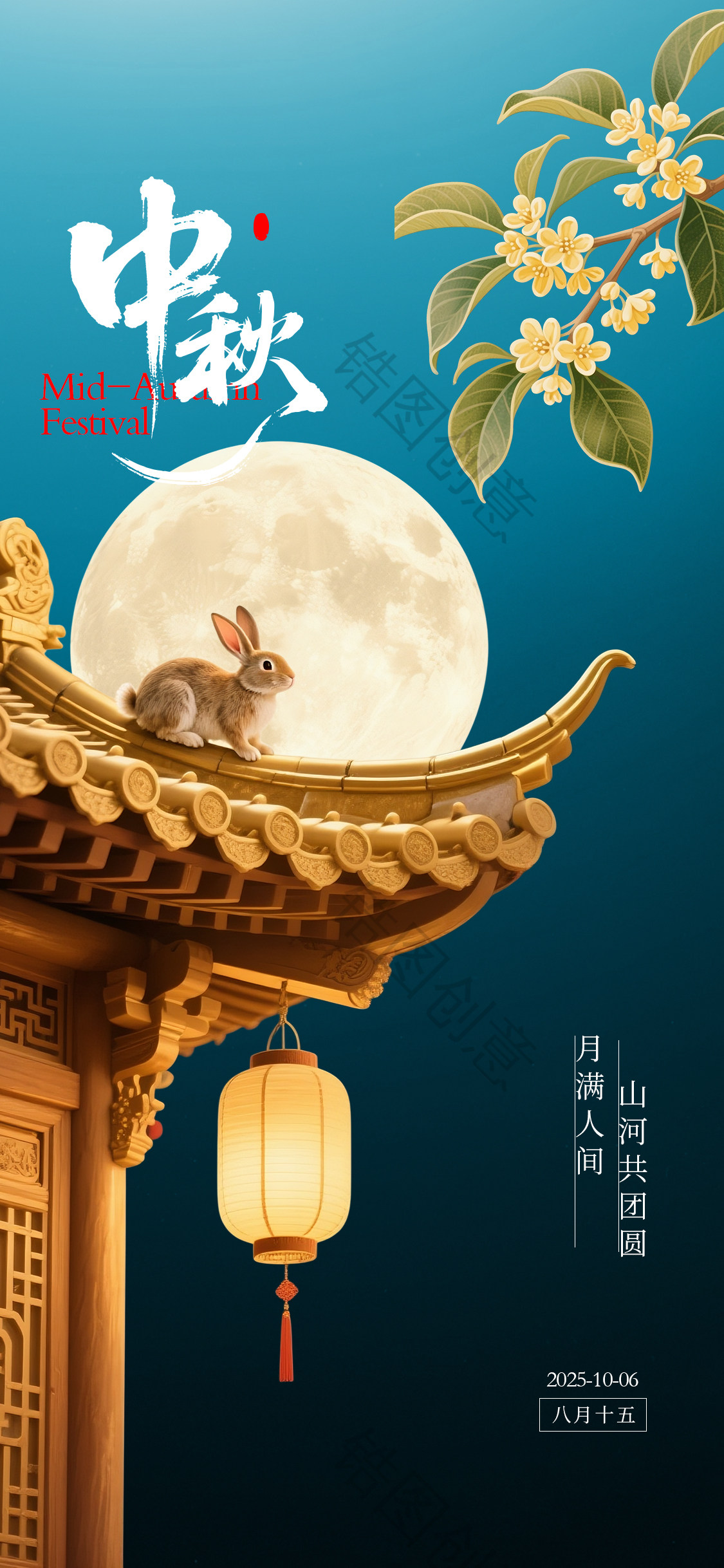 中秋节节日海报