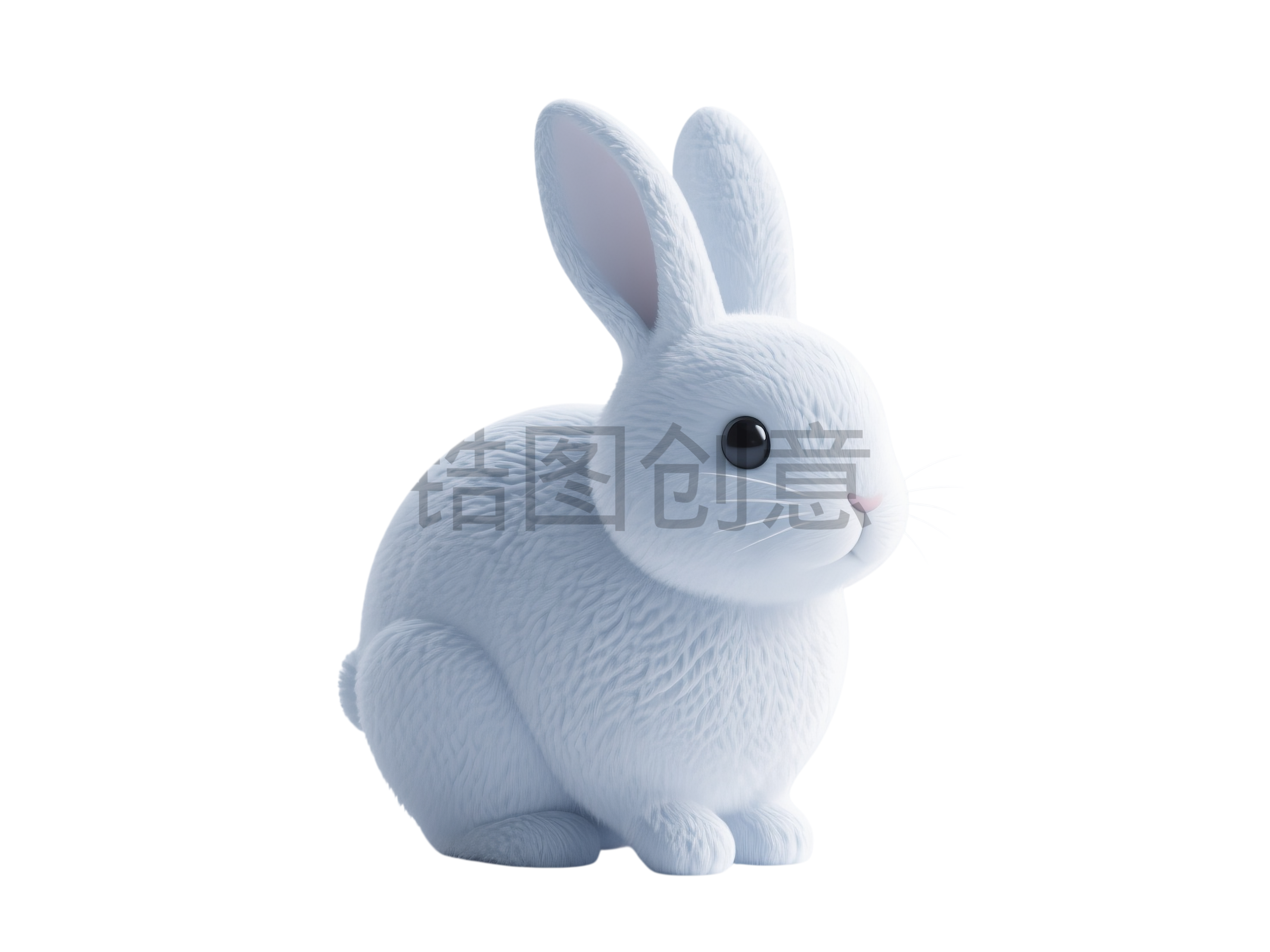 白兔中秋节元素