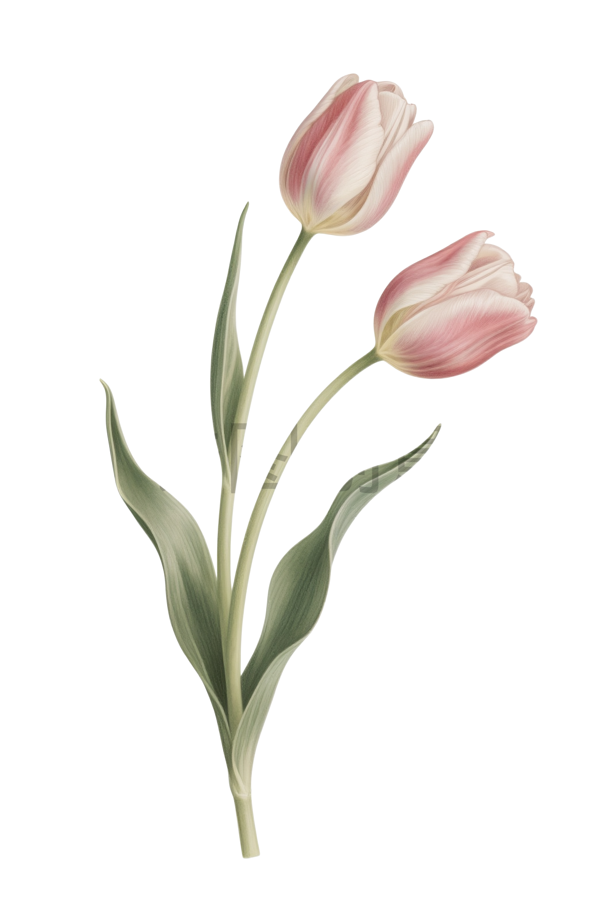 植物系列郁金香花元素