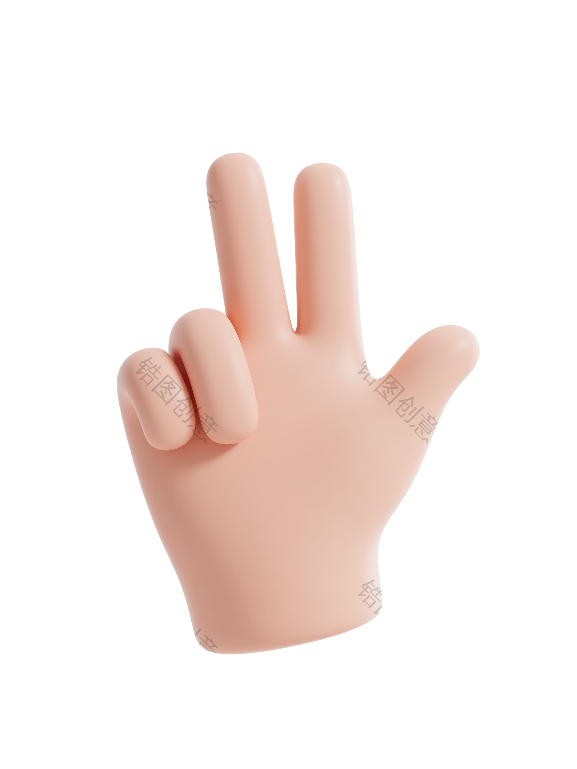 手3d卡通元素