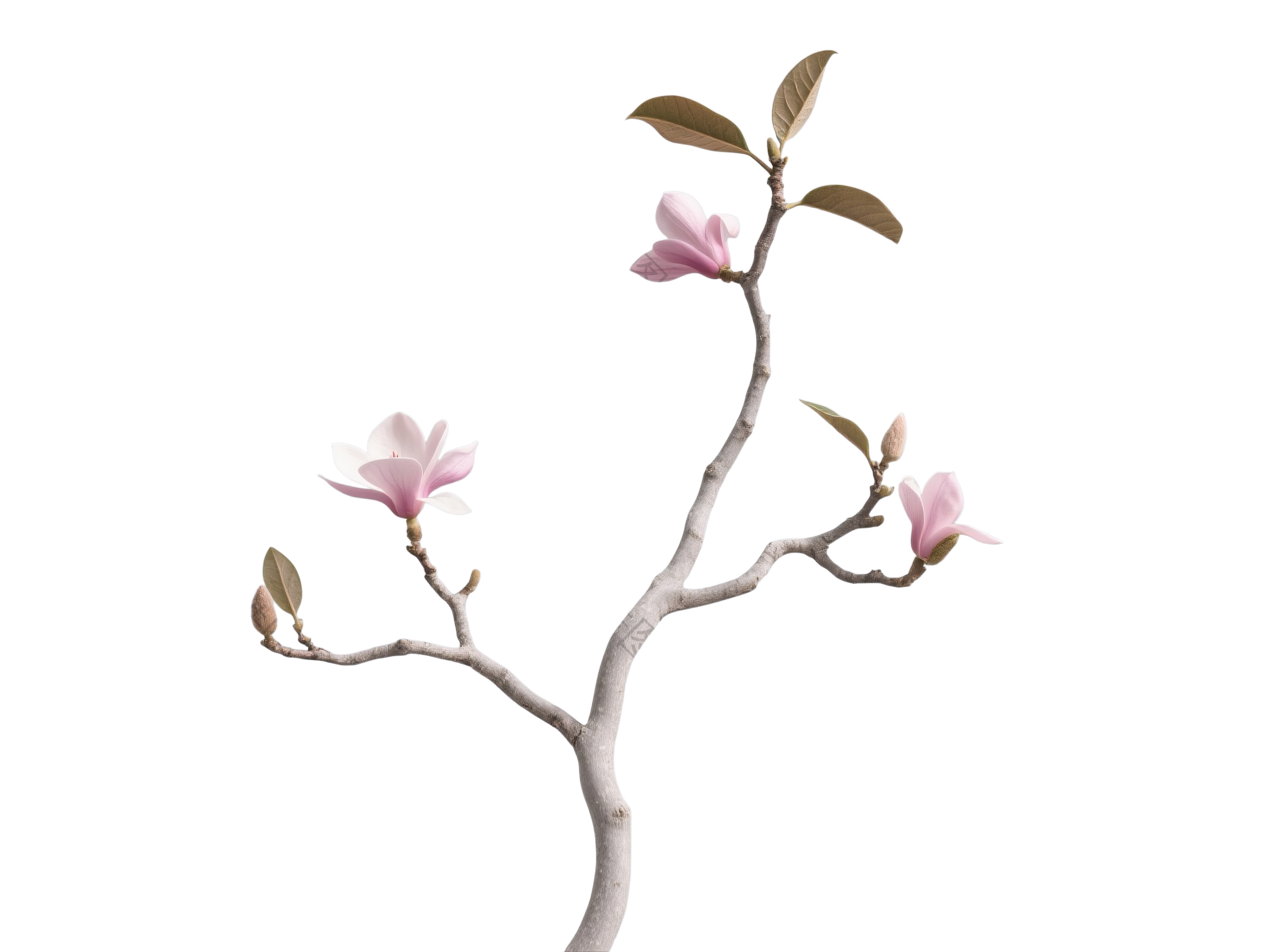 木棉花枝叶元素