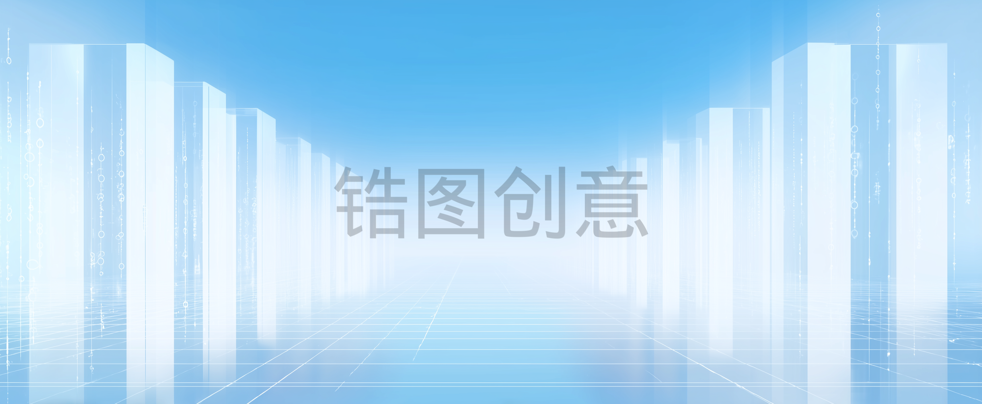 蓝色空间背景素材