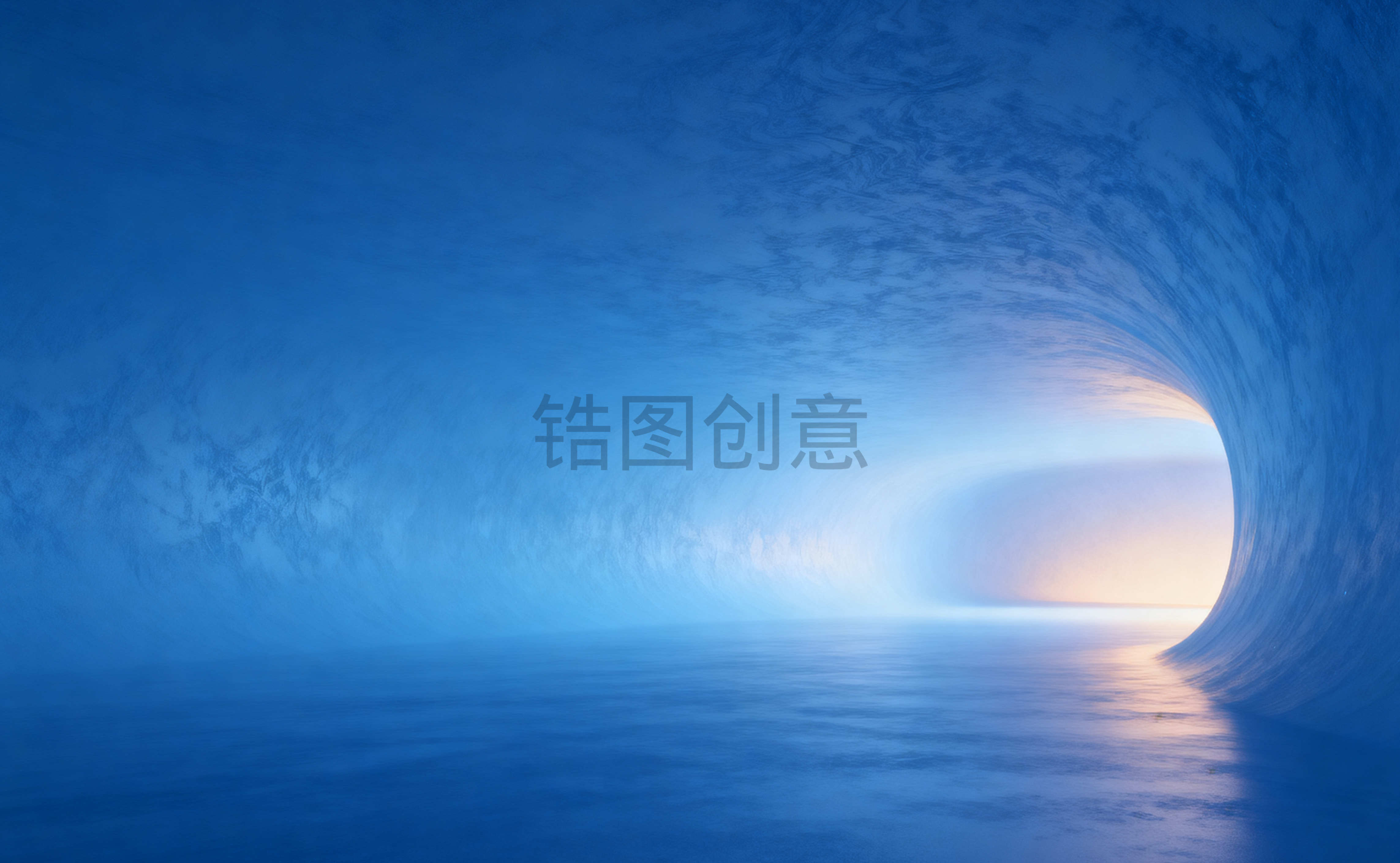 蓝色质感背景素材