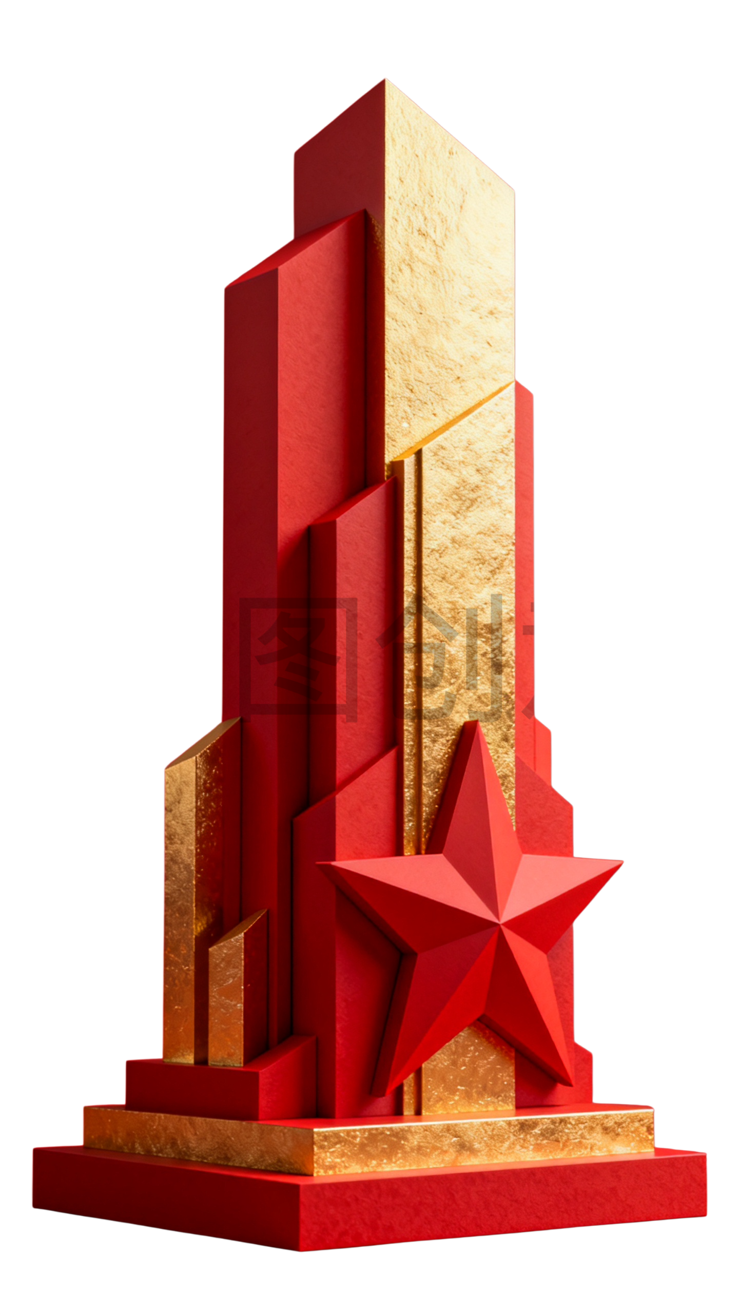 革命纪念日纪念碑3d元素