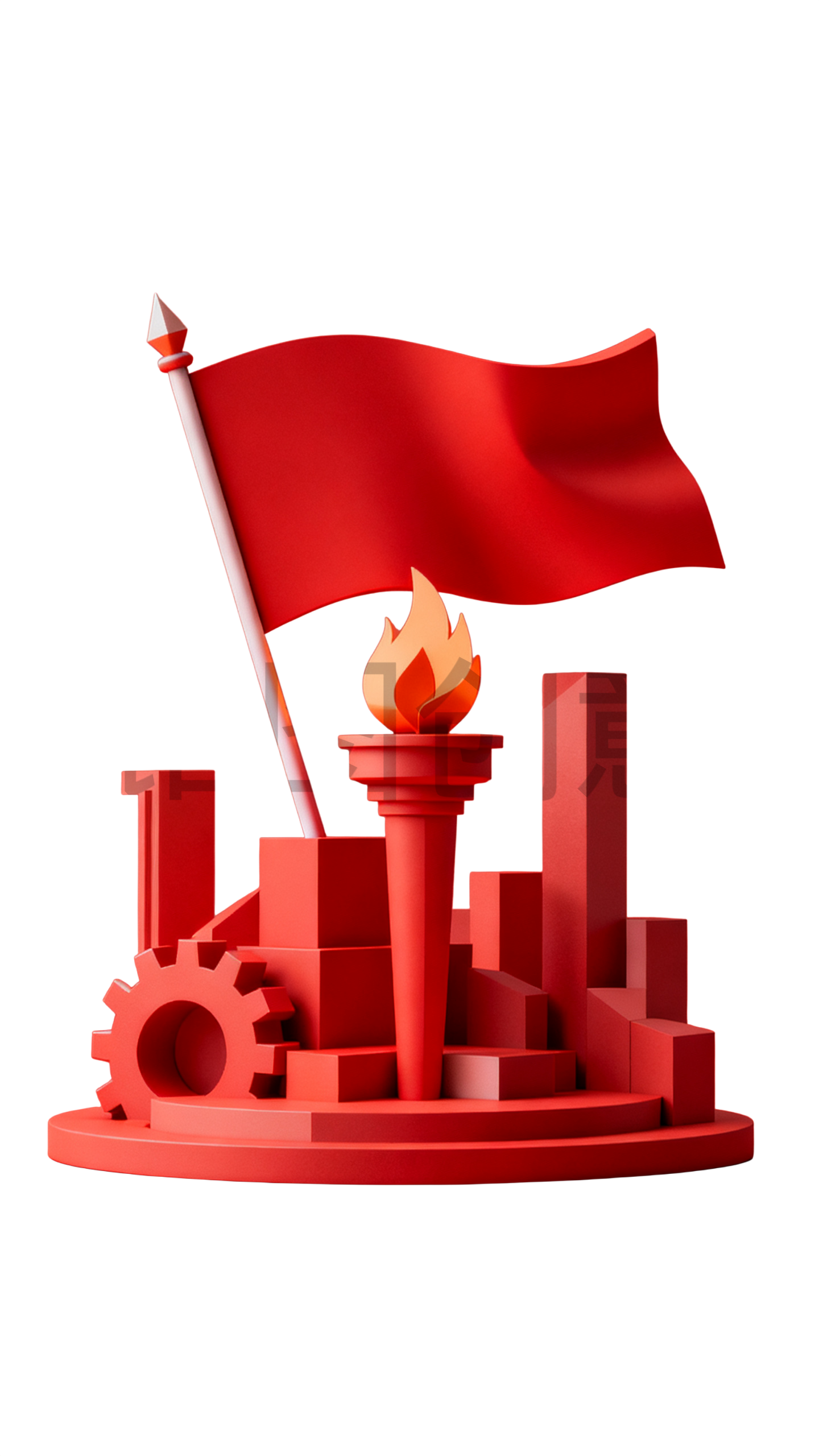 革命纪念日3d元素