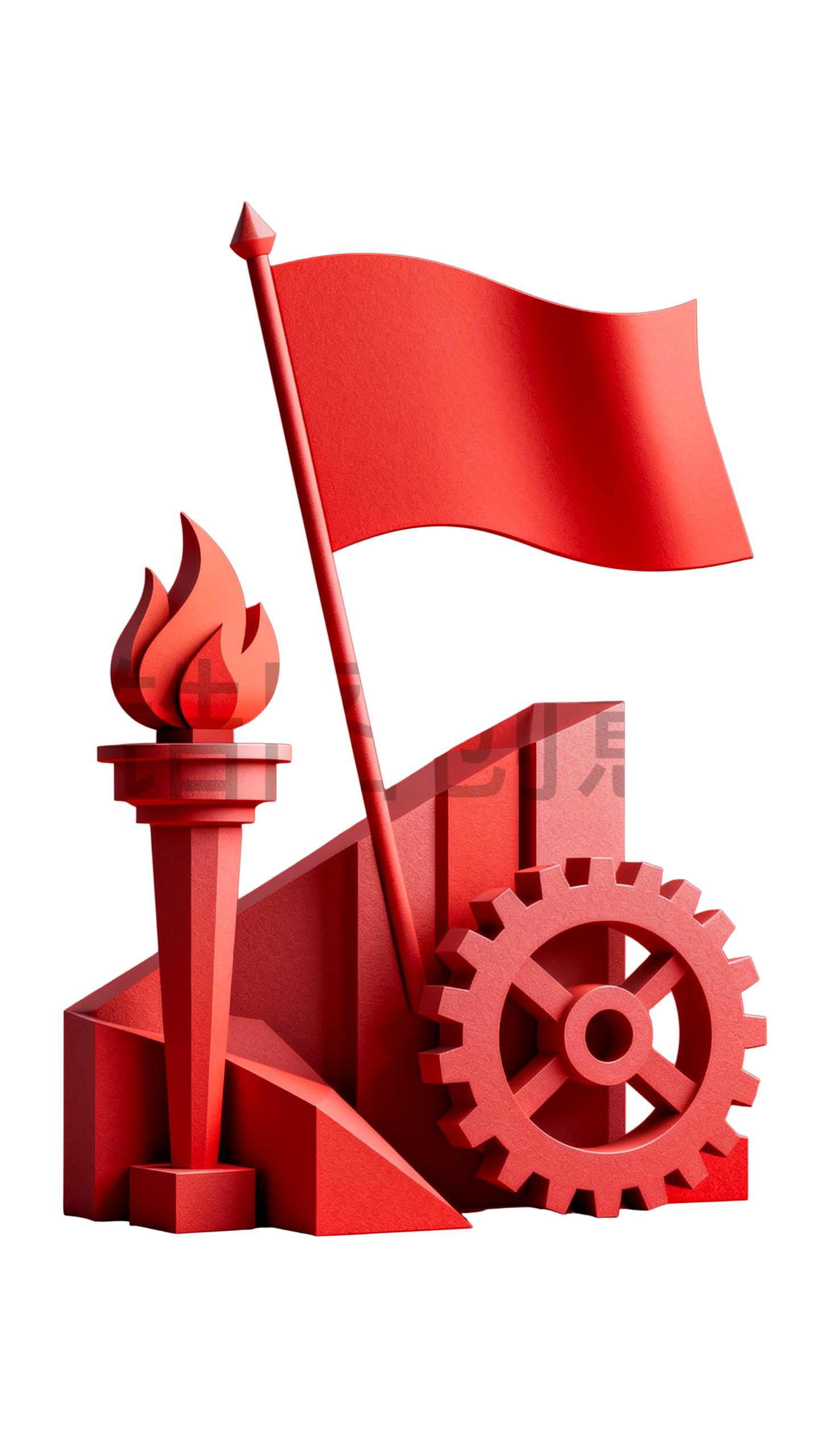 建党节革命纪念日政务政党3d元素