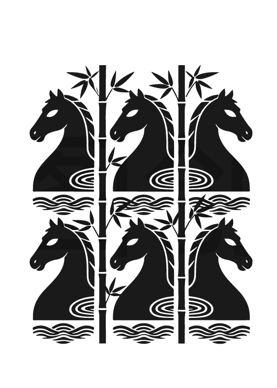 2026年马年马纹扁平马元素