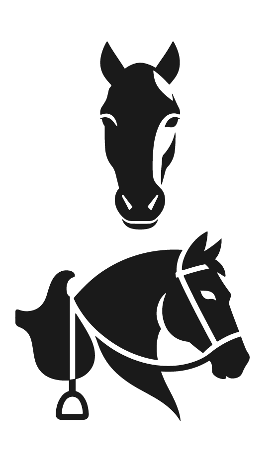 2026年马年马纹扁平马剪影元素