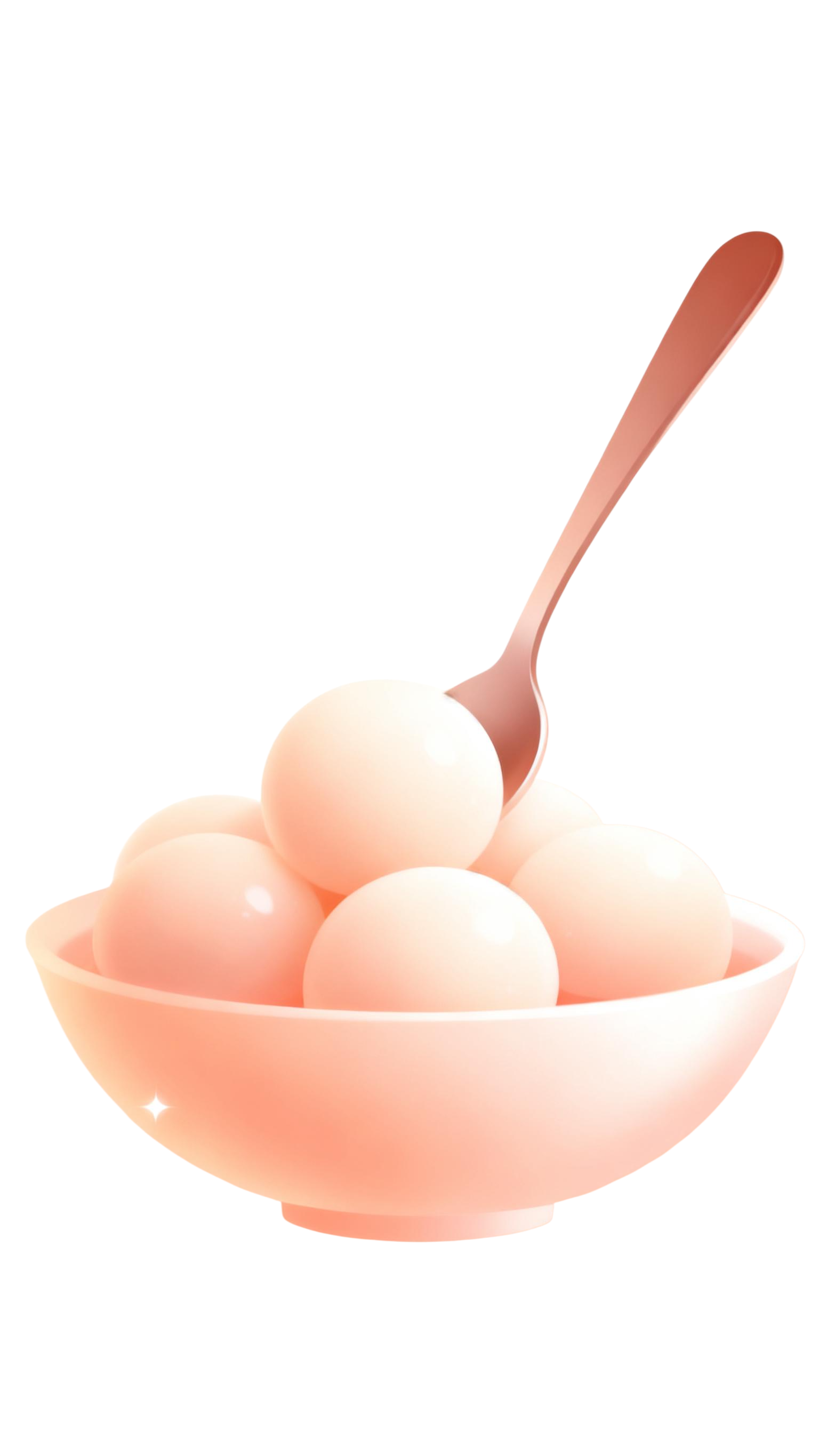 冬至汤圆插画免扣元素