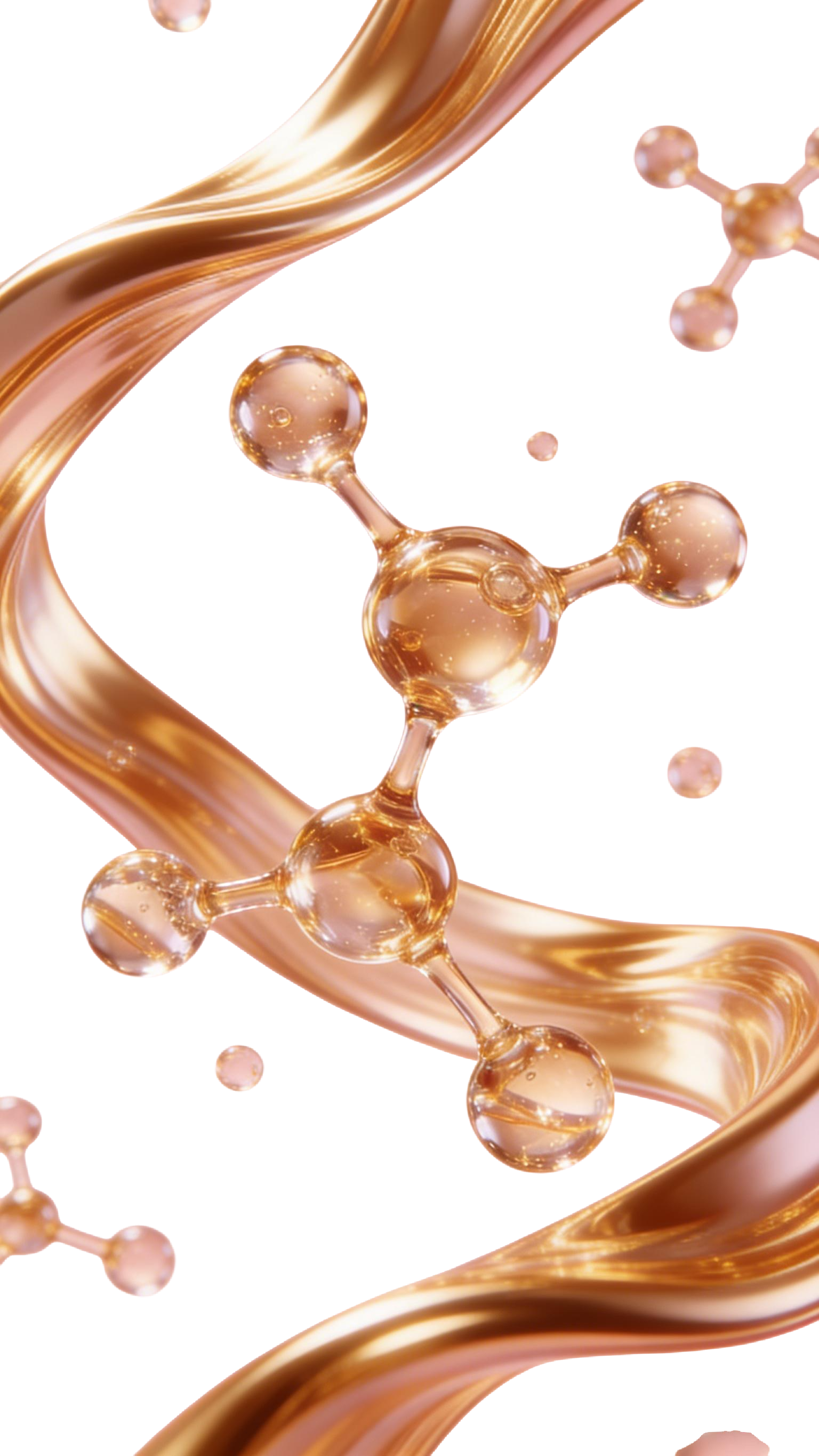 医疗系列3D透明分子结构