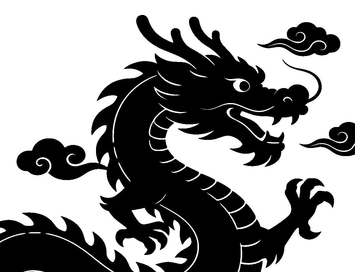 中国风新年新春年俗喜庆扁平剪影元素