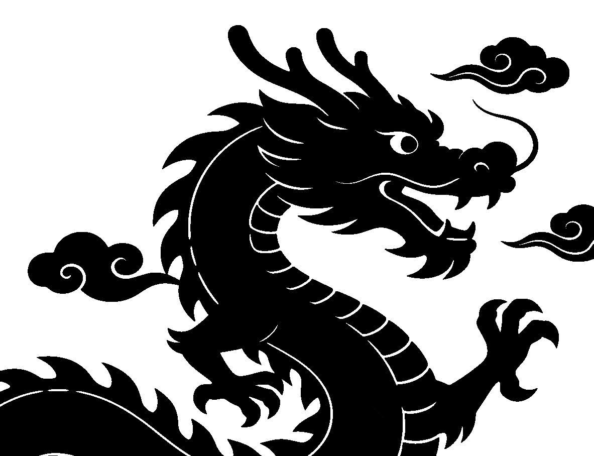 中国风新年新春年俗喜庆扁平剪影元素