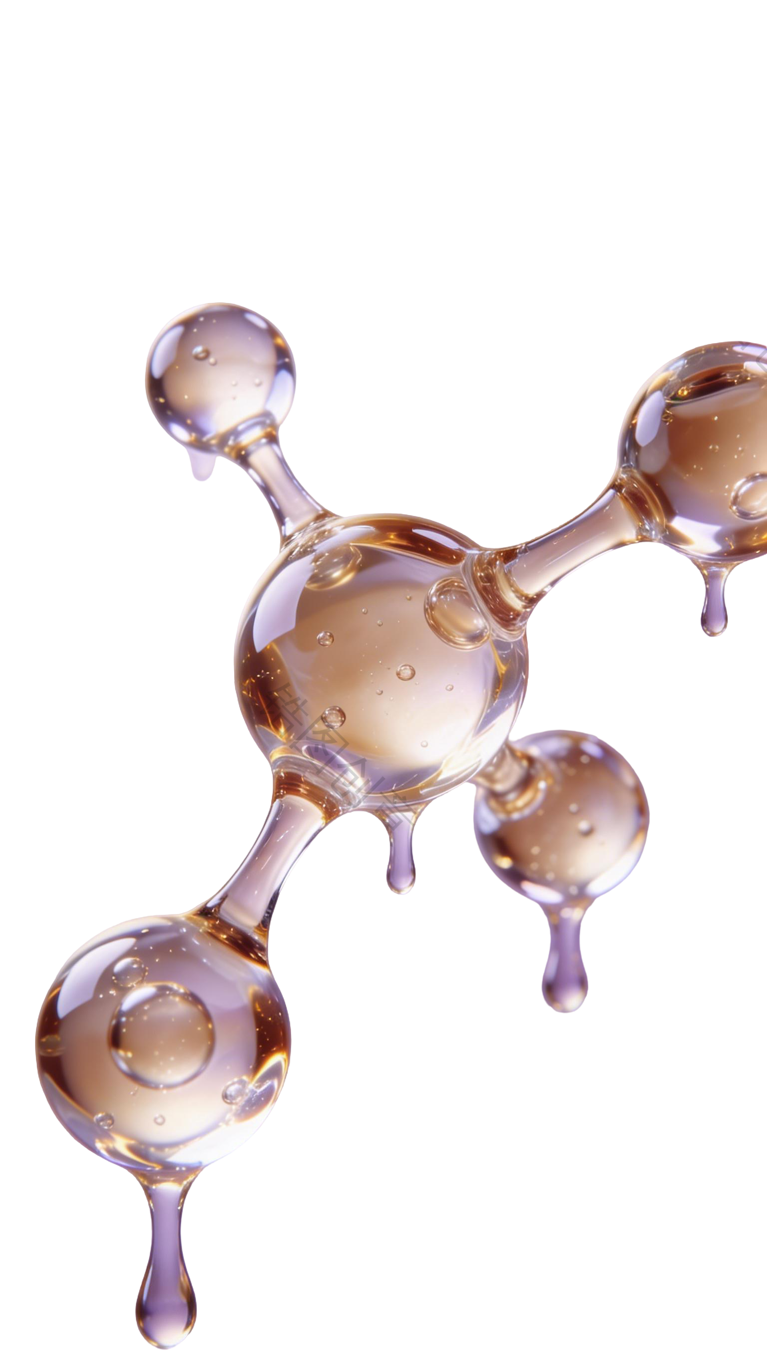 美妆系列透明感分子元素