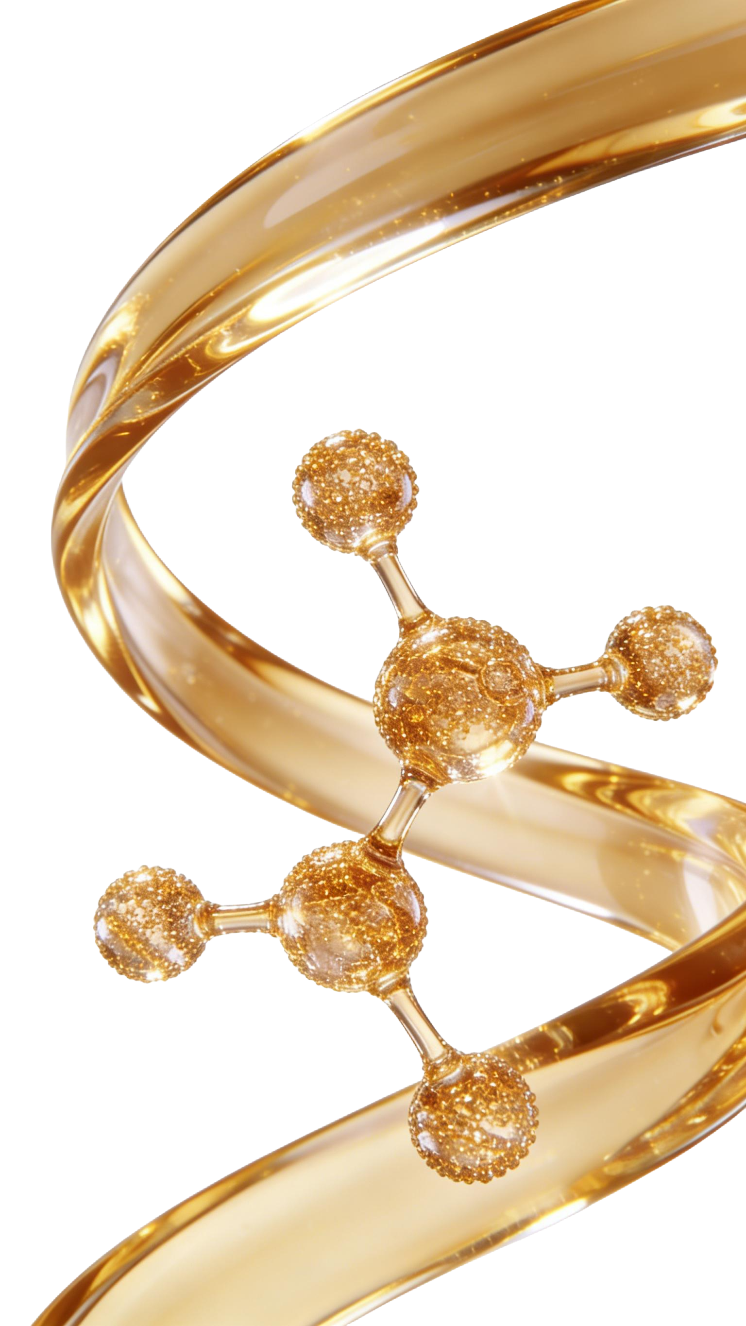 医疗系列3D透明分子结构