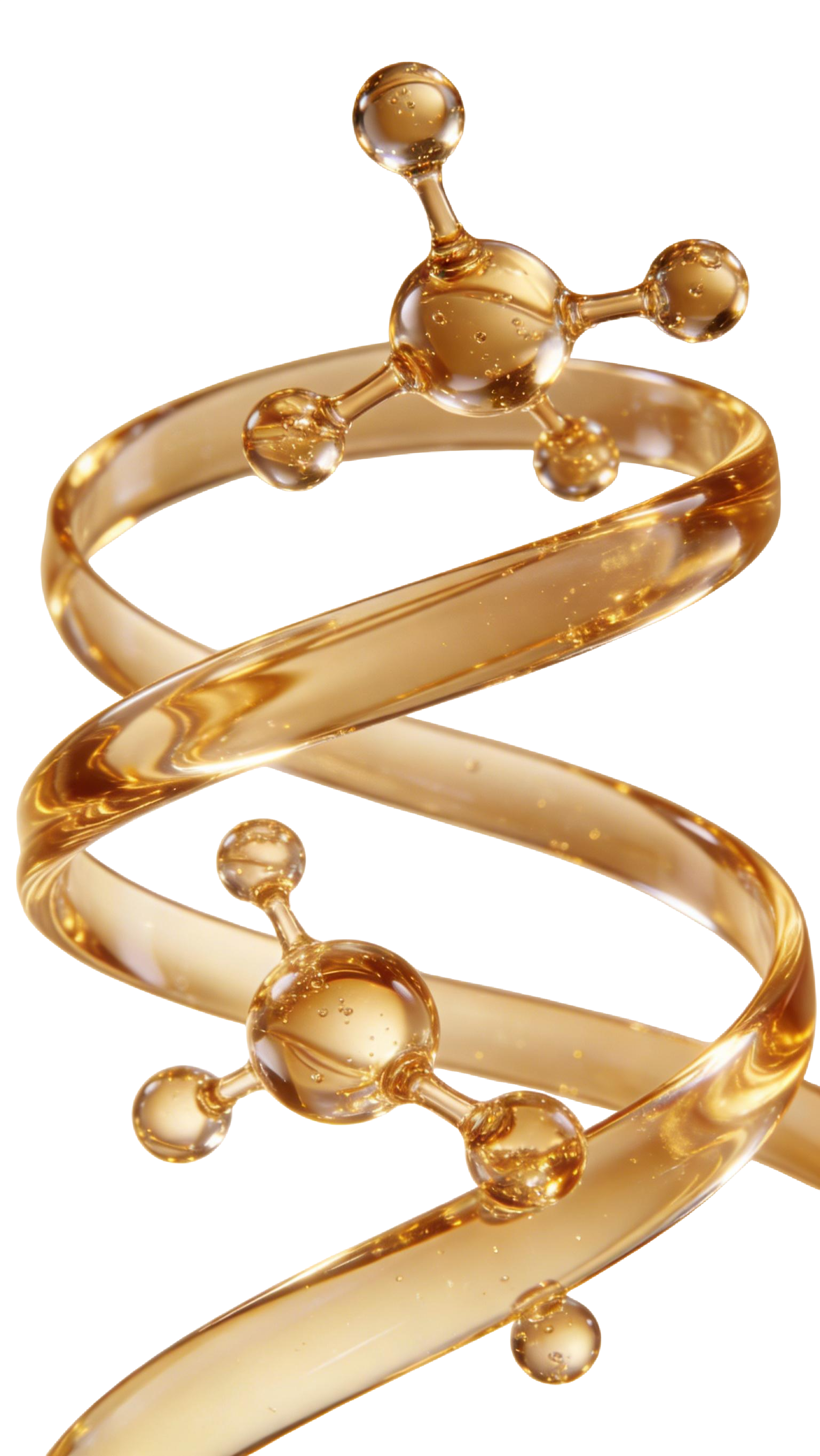 美妆系列金色透明感分子元素