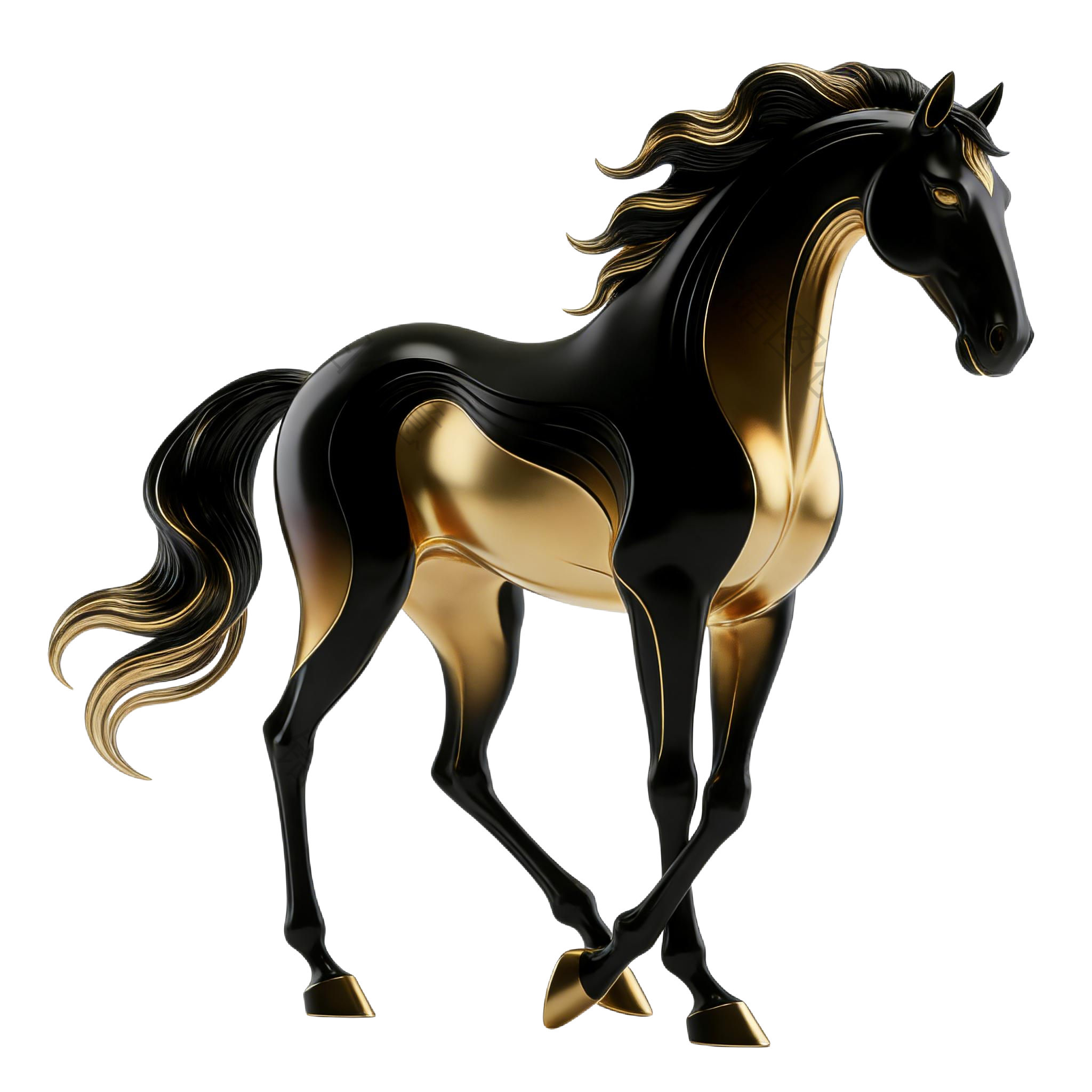 2026年马年创意3d马元素