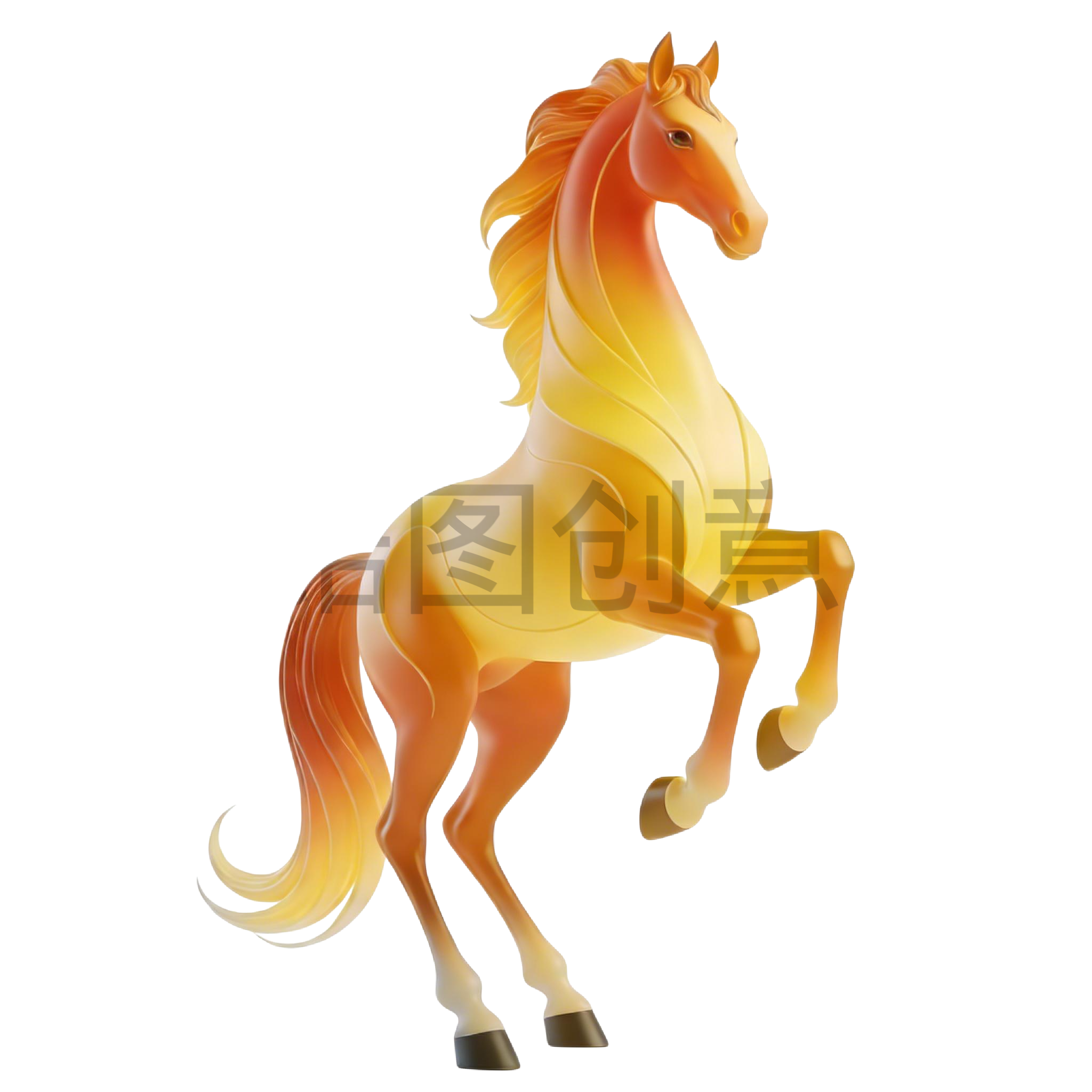 2026年马年3d马元素