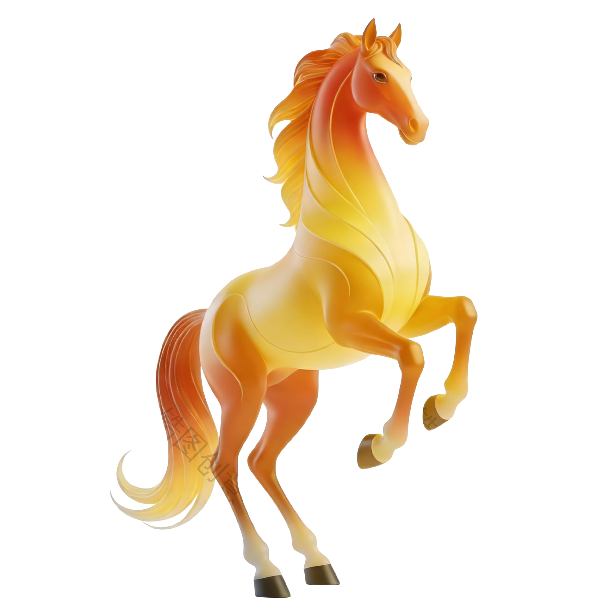 2026年马年3d马元素