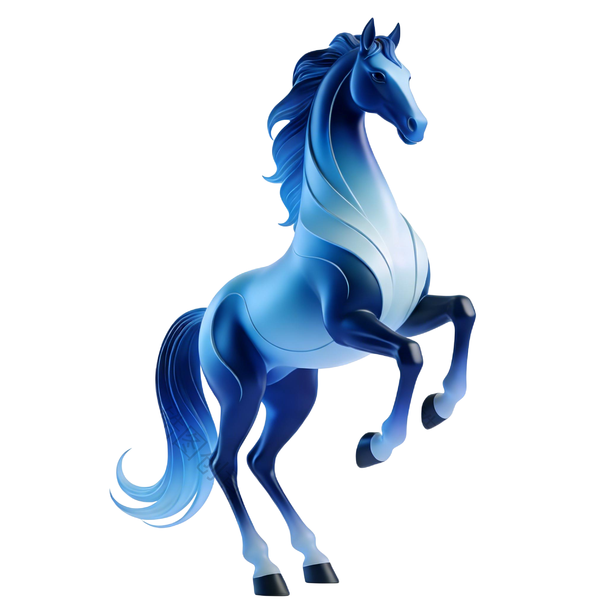 2026年马年奇幻生肖3d马元素