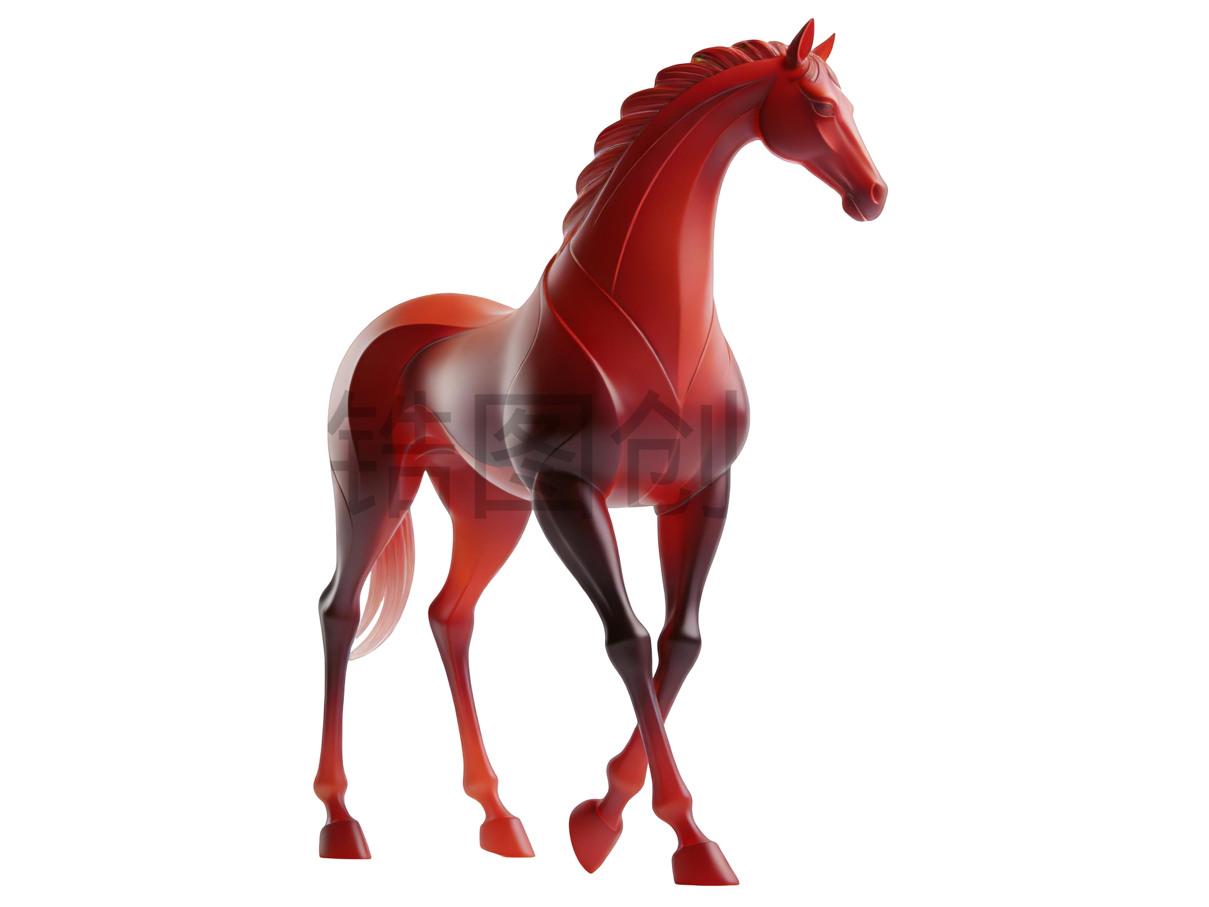 2026年马年奇幻生肖3d马元素