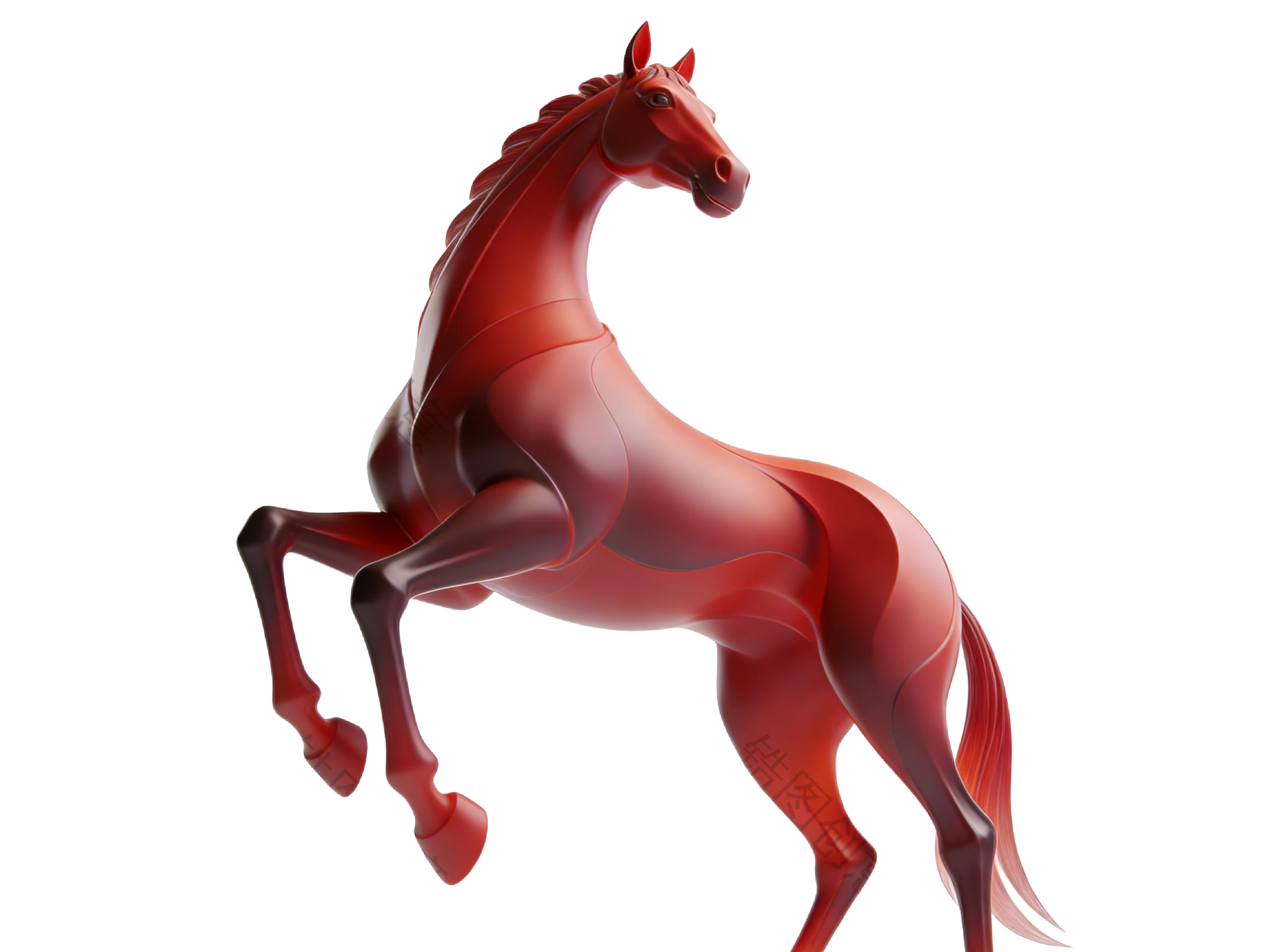 2026年马年奇幻生肖3d马元素