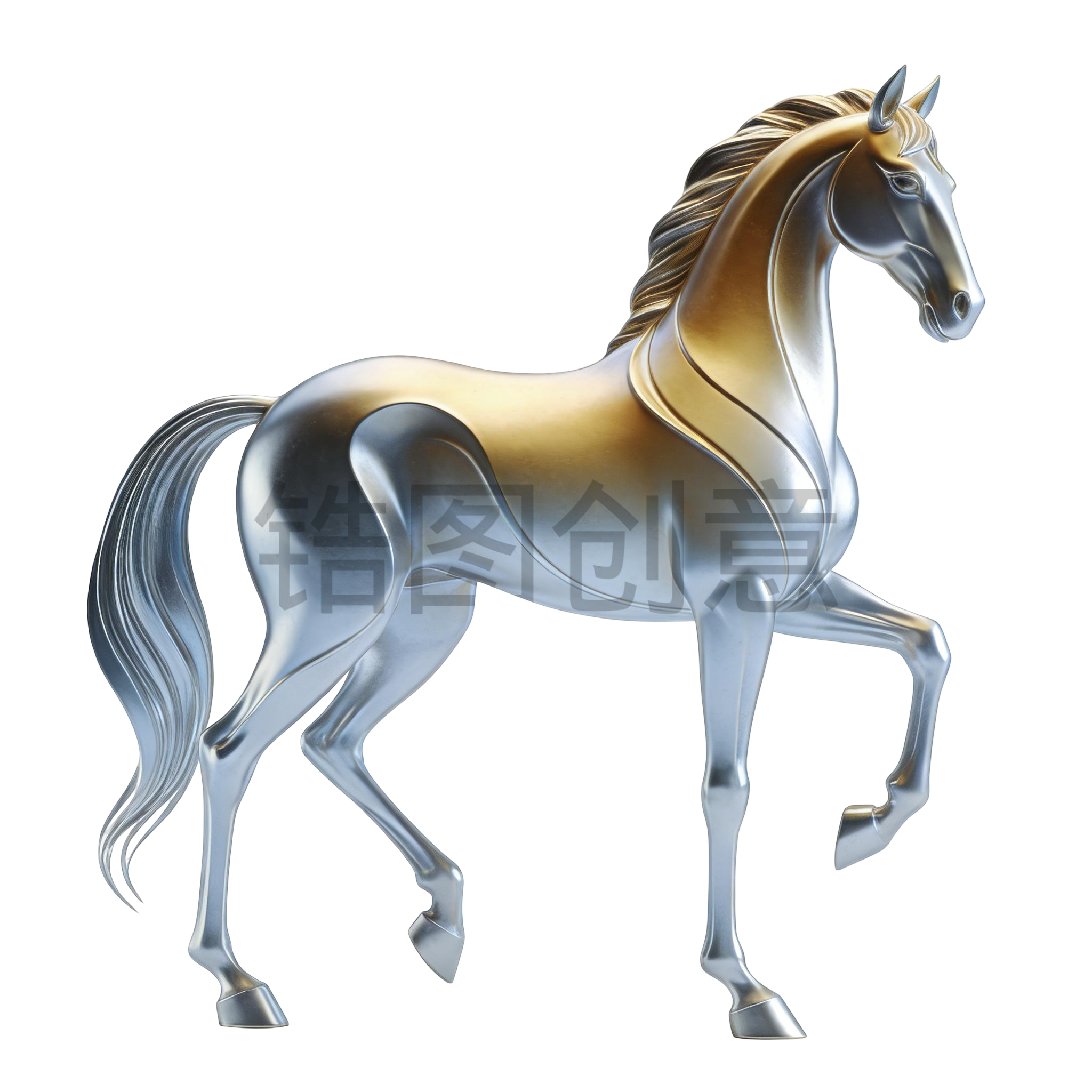 2026年马年创意3d马元素