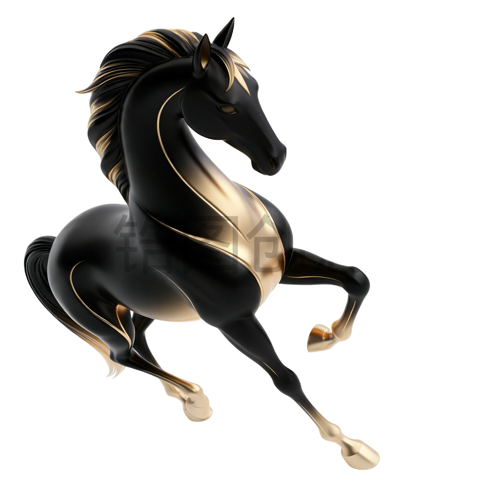 2026年马年创意3d马元素