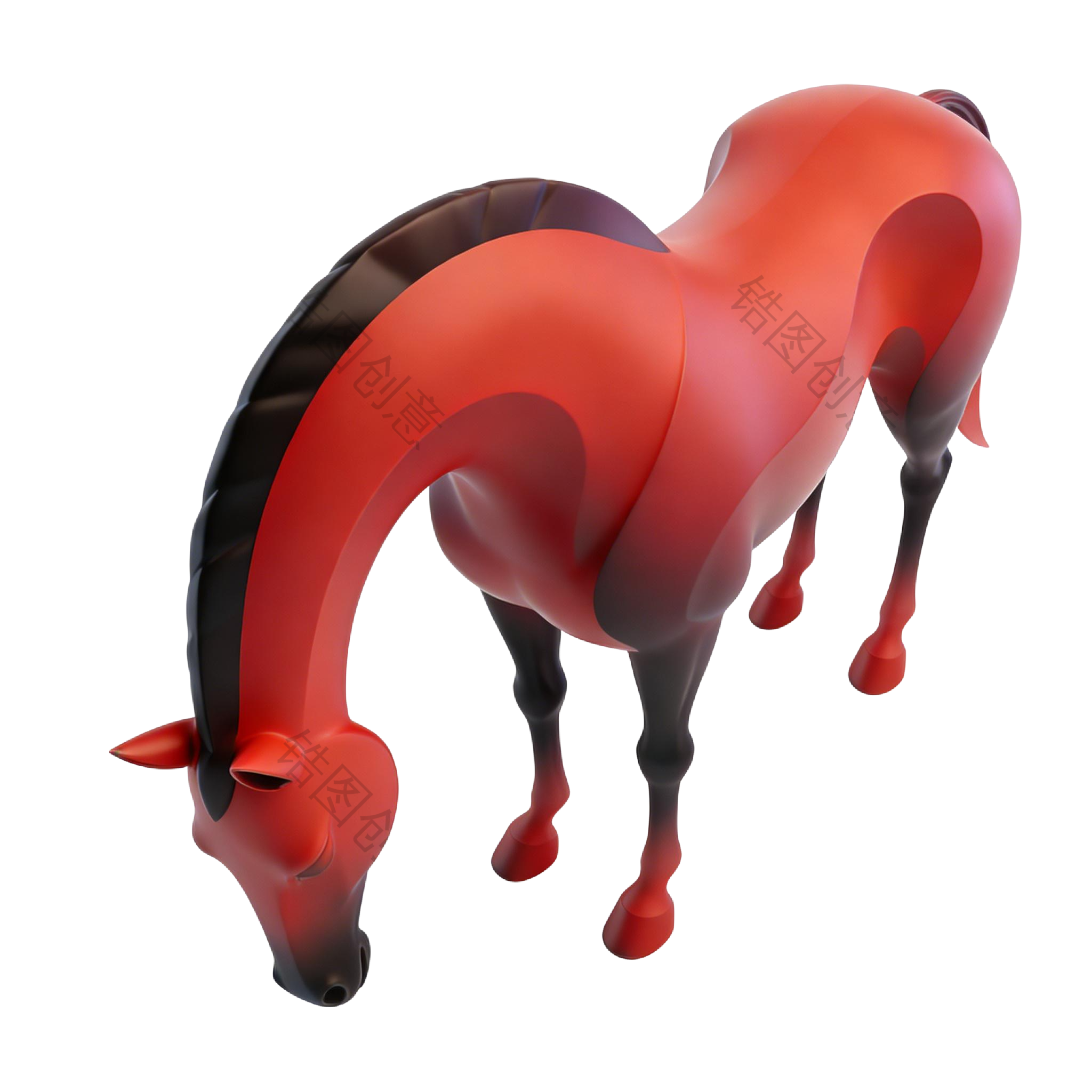 2026年马年3d马元素