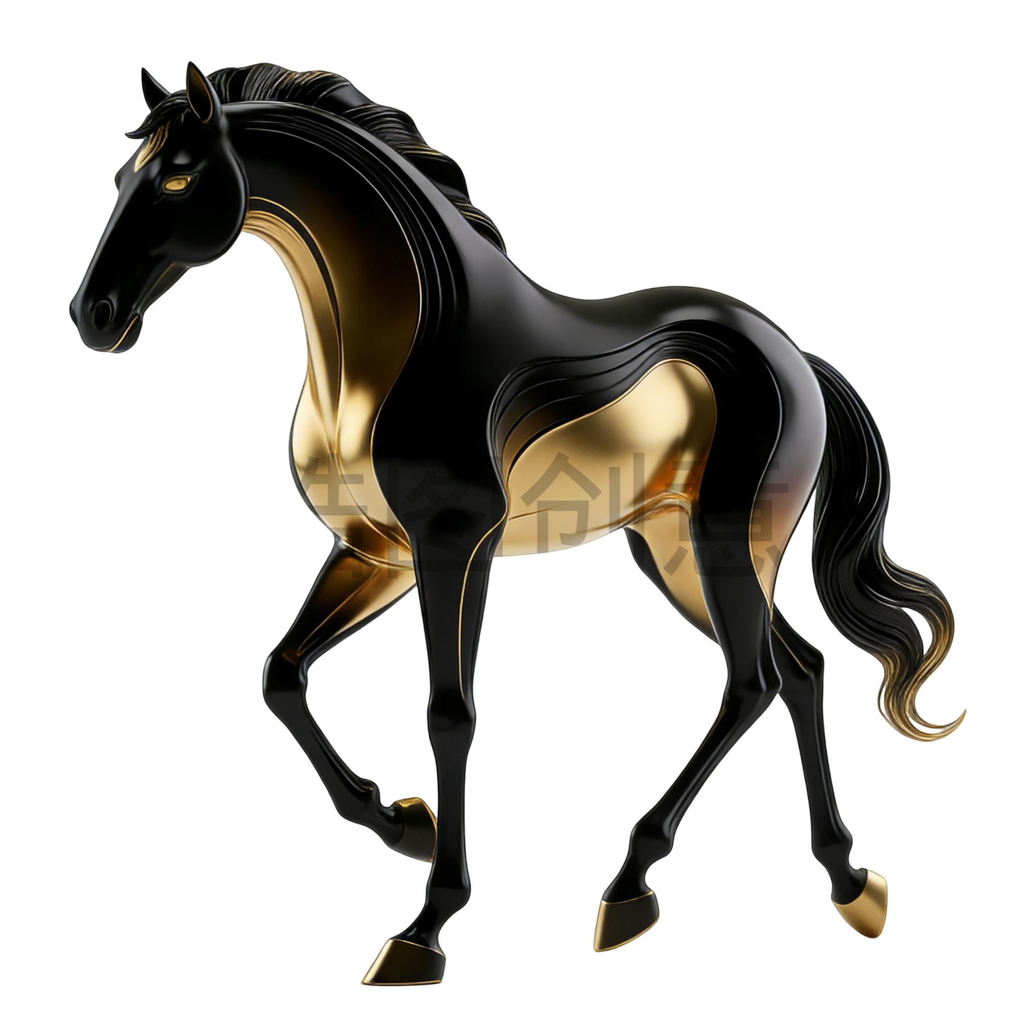 2026年马年创意3d马元素