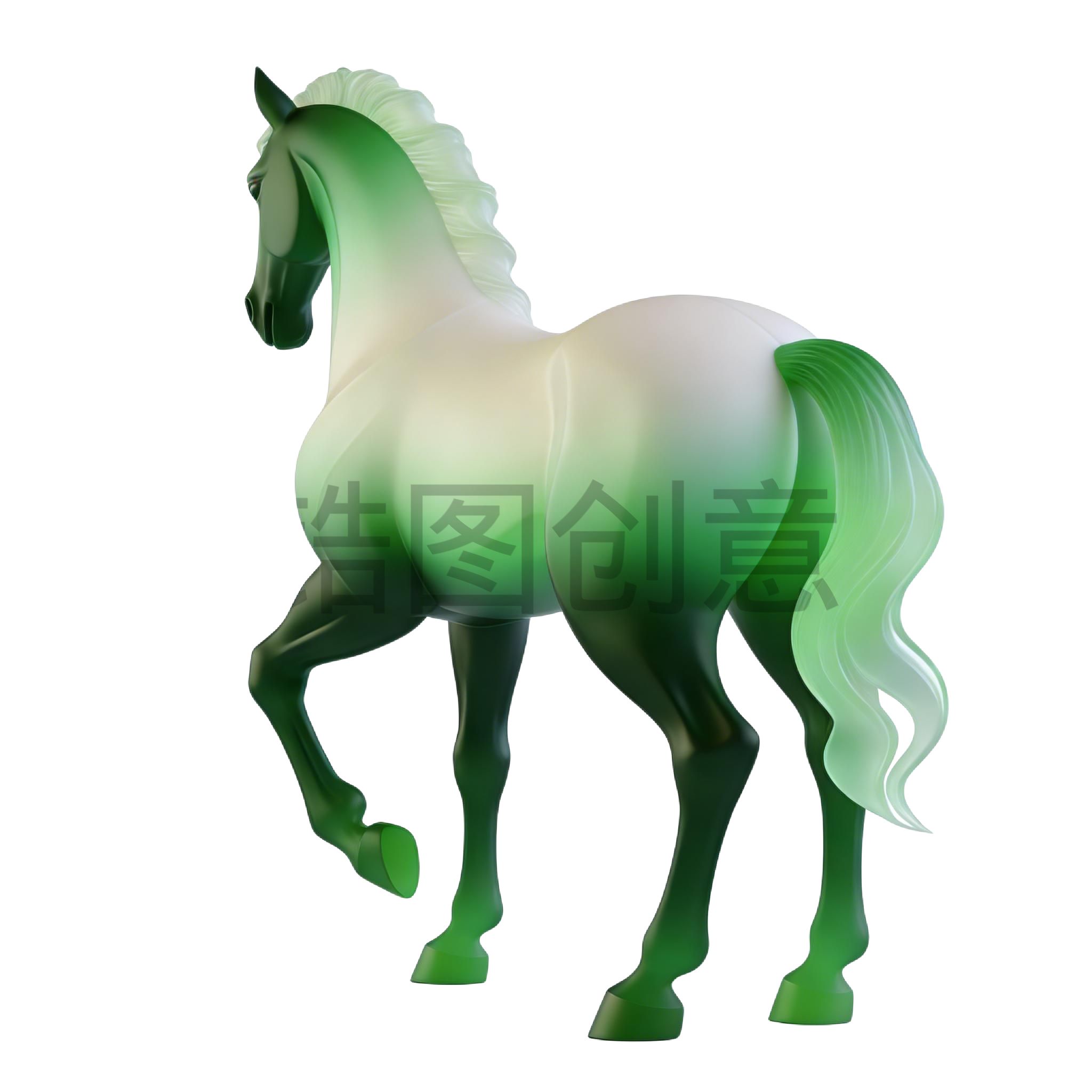 2026年马年创意3d马元素