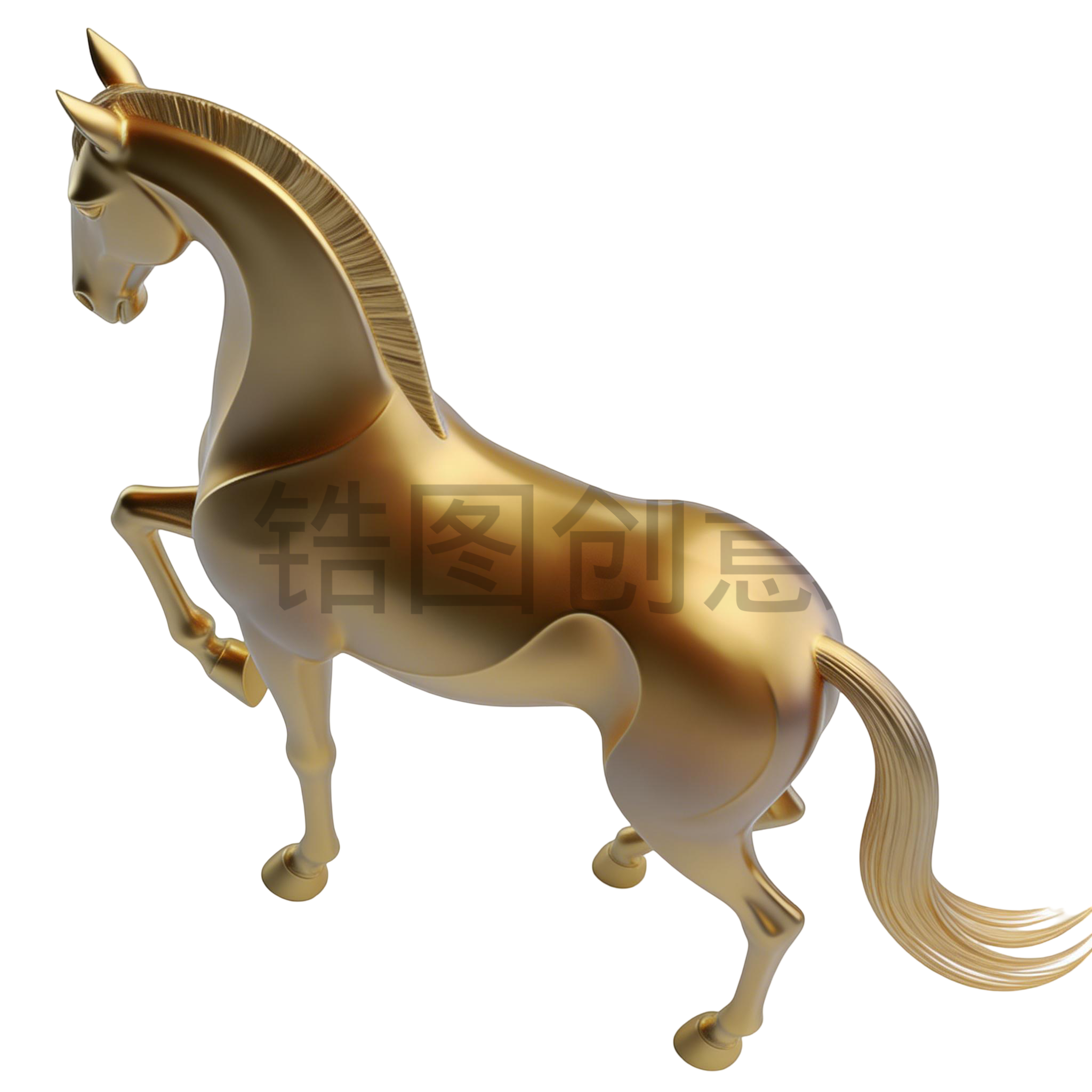 2026年马年奇幻生肖3d马元素