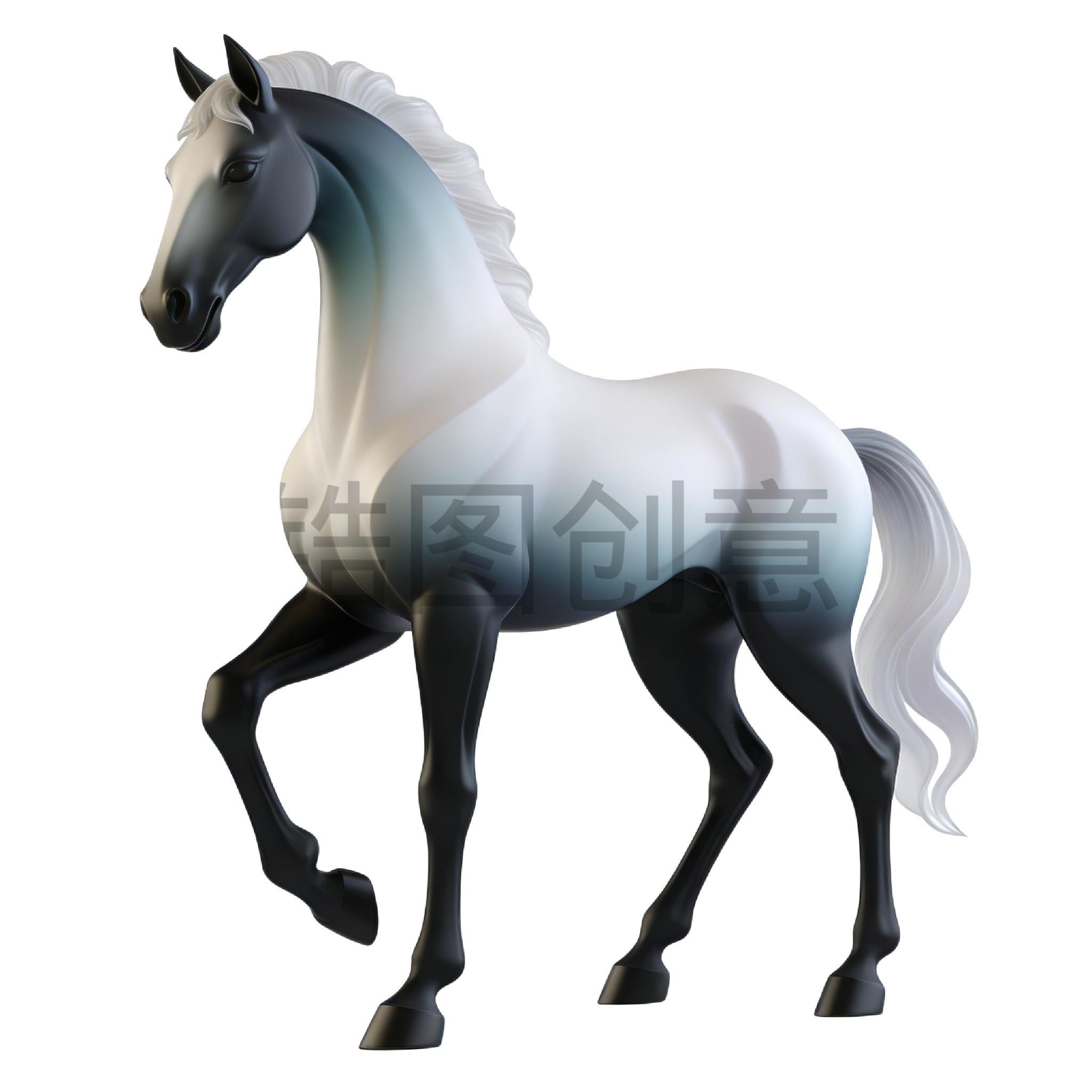 2026年马年创意3d马元素