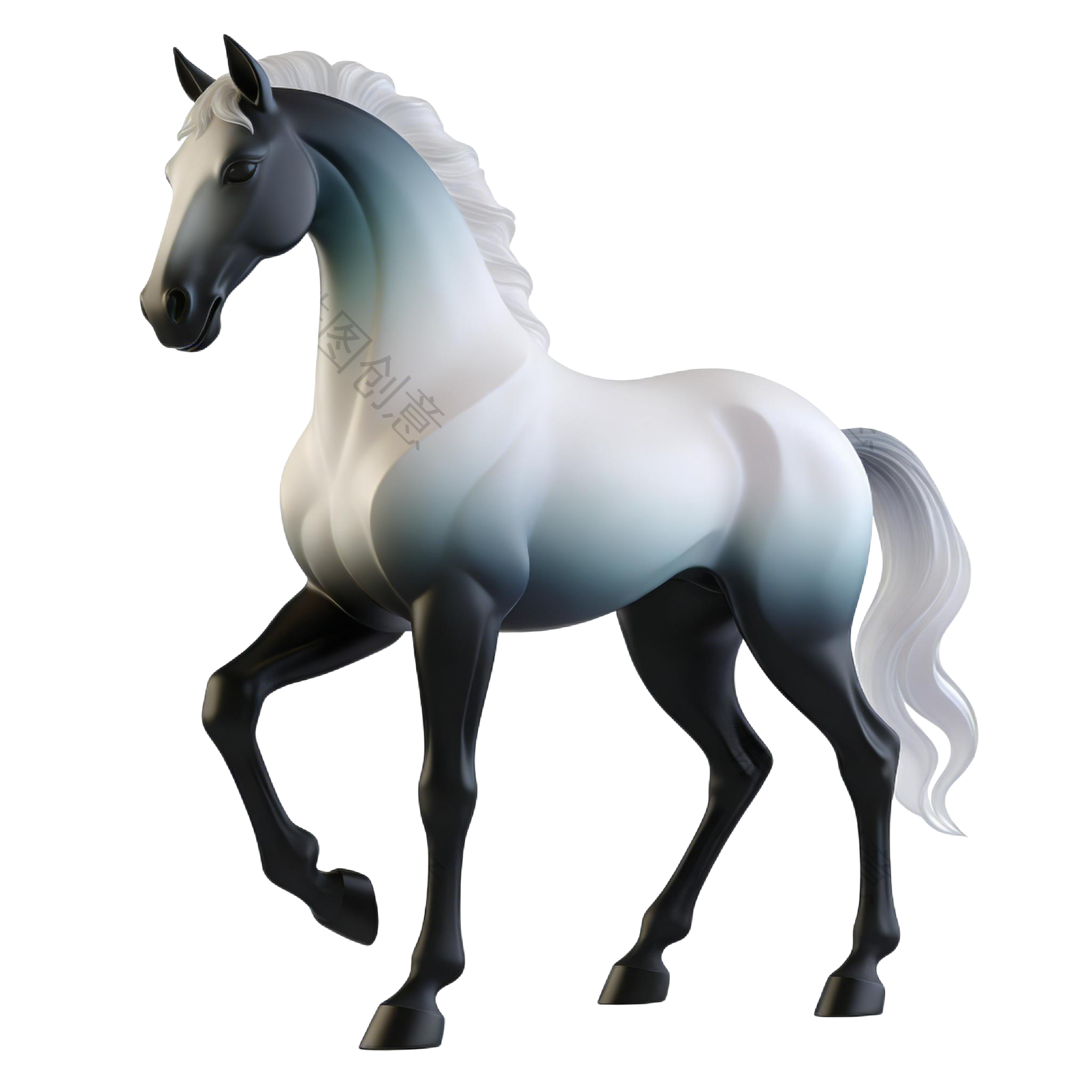 2026年马年创意3d马元素